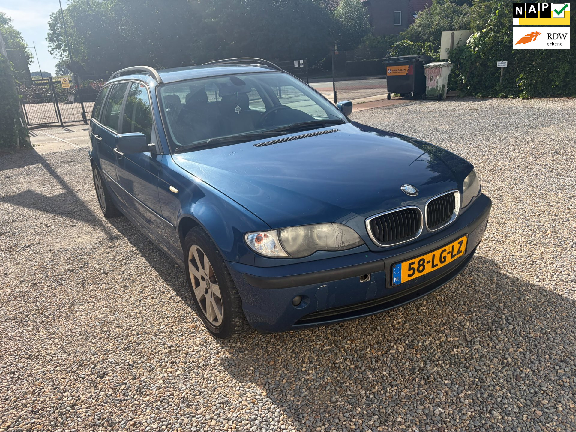 BMW 3er Reihe 318i Executive Leer Ecc Motor 100 % goed! export! 2002 - voorkant