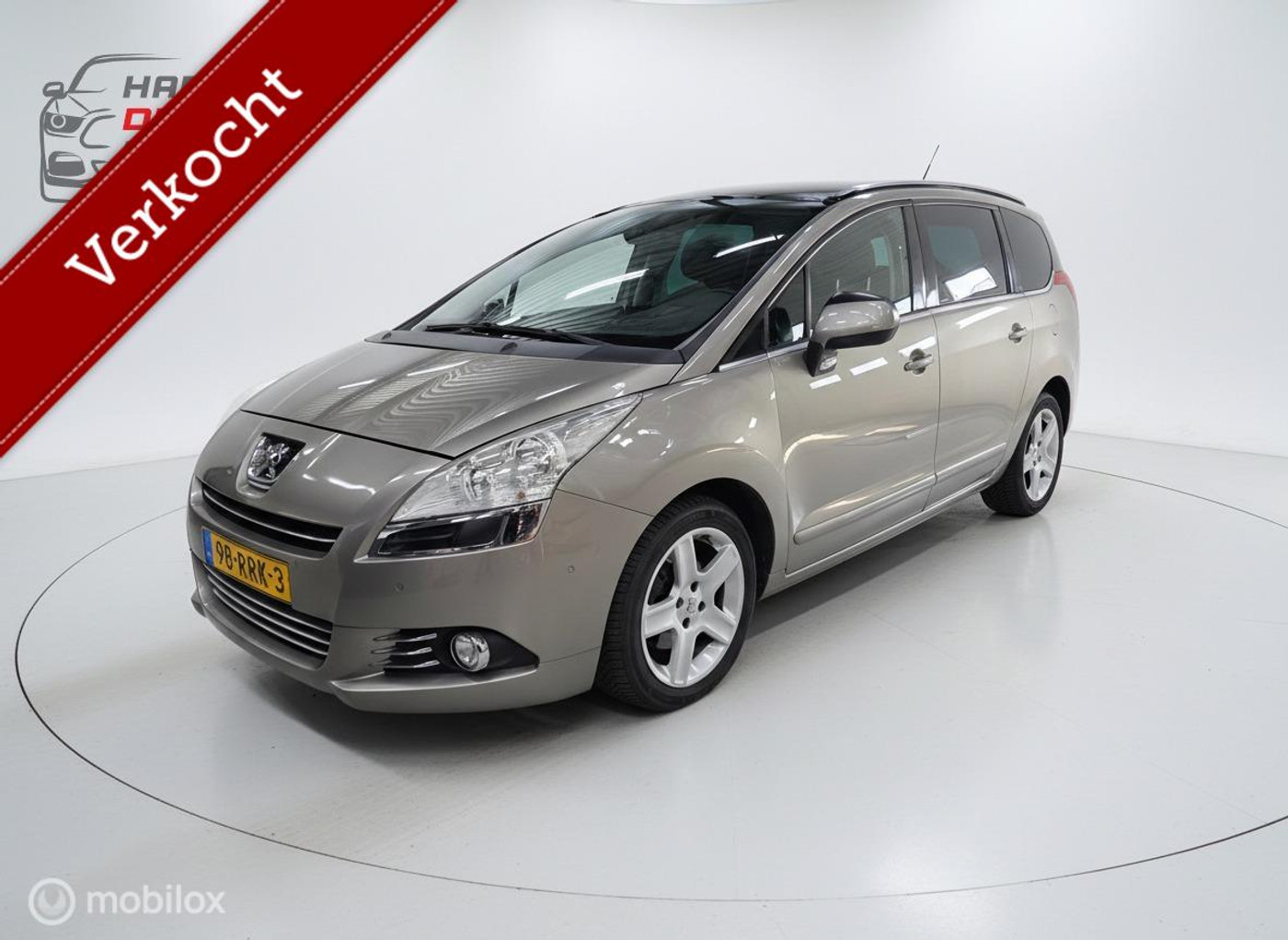 Peugeot 5008 1.6 THP GT 7p/Pano/cruise/clima/trekhaak/pdc 2011 - voorkant