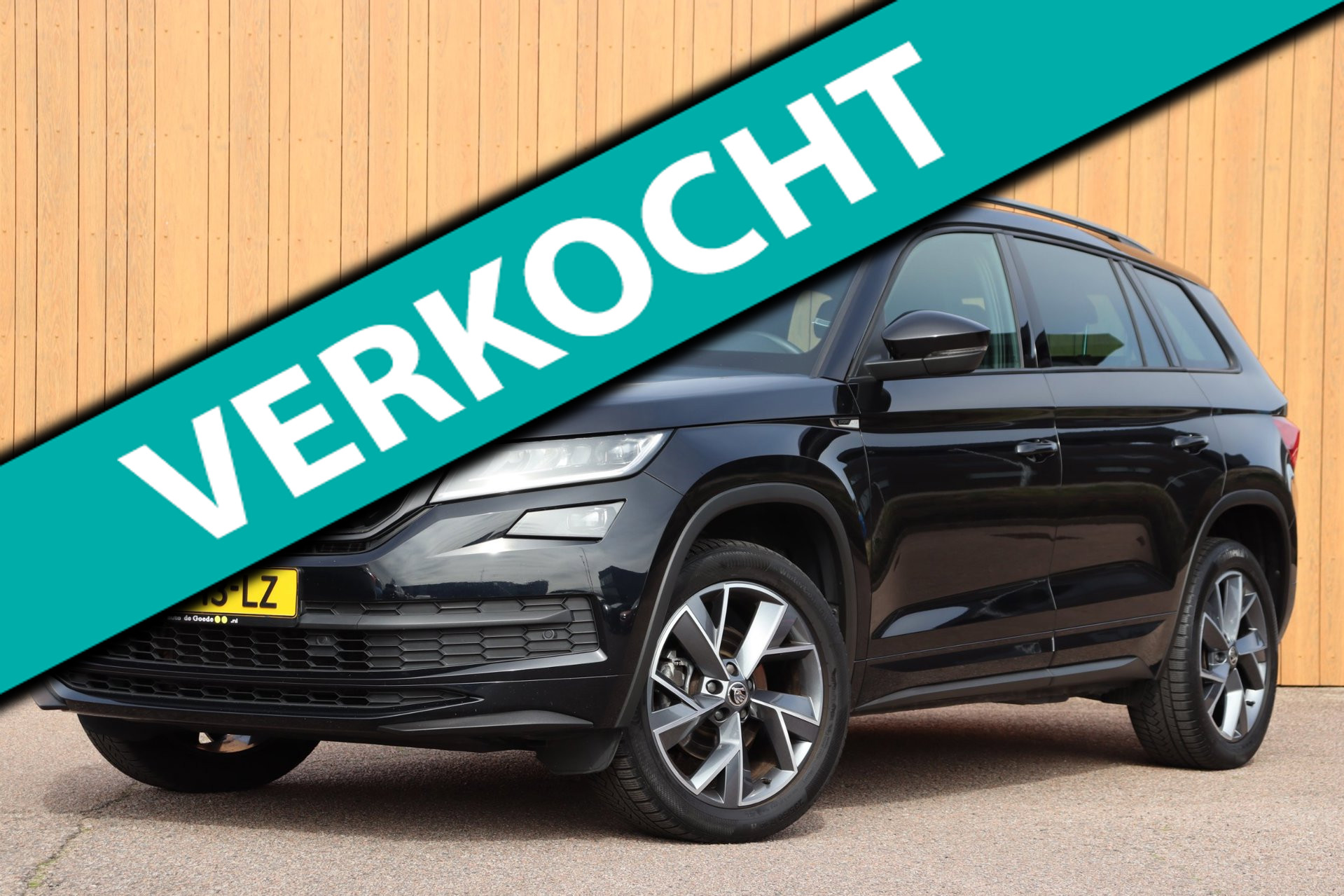 Skoda Kodiaq 1.5 TSI Sportline Business org.NL stoelverw el.klep trekhaak canton 2019 - voorkant
