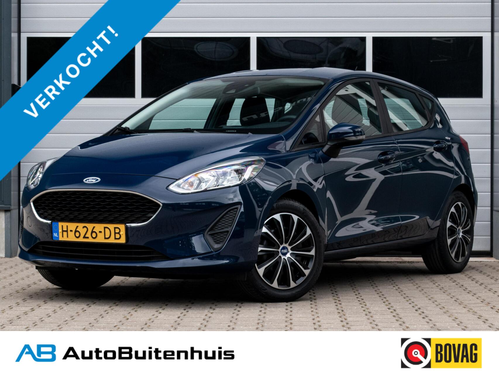 Ford Fiesta 1.0 EcoBoost Connected |1e EIGENAAR|TREKHAAK|CARPLAY|DAB|CRUISE|LANE ASSIST 2020 - voorkant