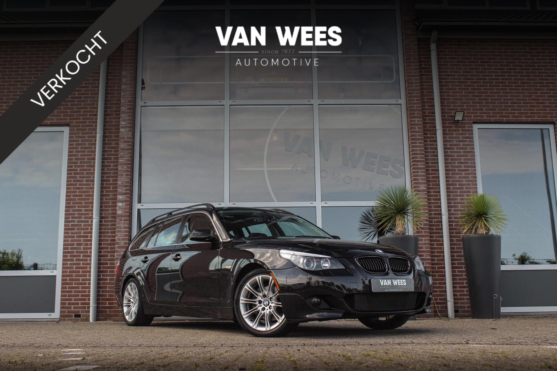 BMW 5er Reihe 530d Executive | Innovation pakket | Head-up | Xenon adaptief | Grootlichtassistent | Comfortstoelen | Cruise control | PDC | Keyless entry | Navigatie | Trekhaak 2007 - voorkant