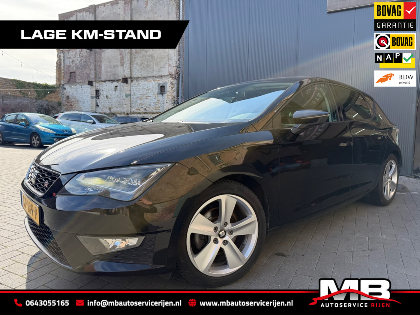 Seat Leon 1.4 TSI FR 150pk Navi, Camera, led etc. 2017 - voorkant