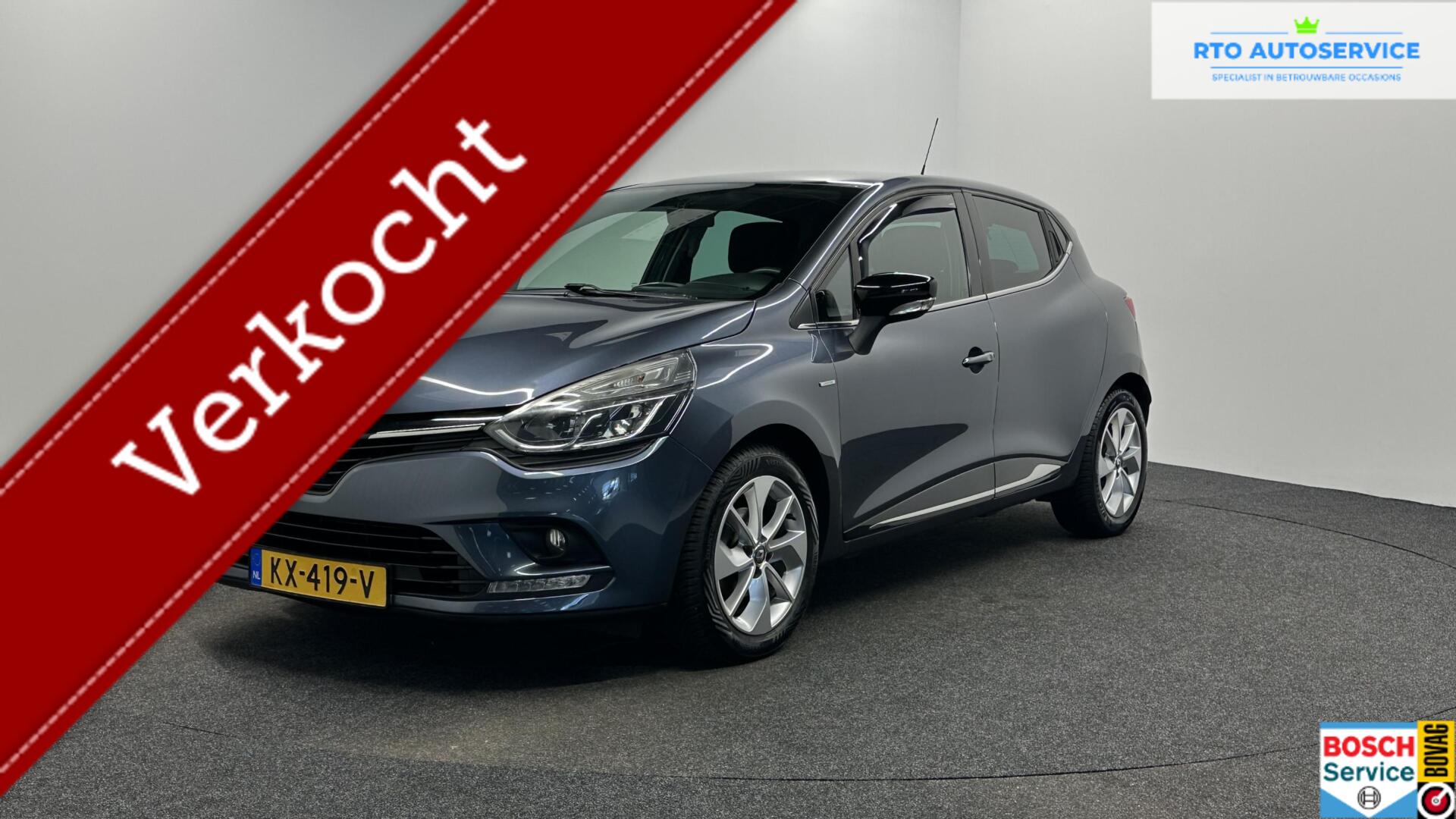 Renault Clio 0.9 TCe Limited AIRCO CARPLAY CRUISE. 2016 - voorkant