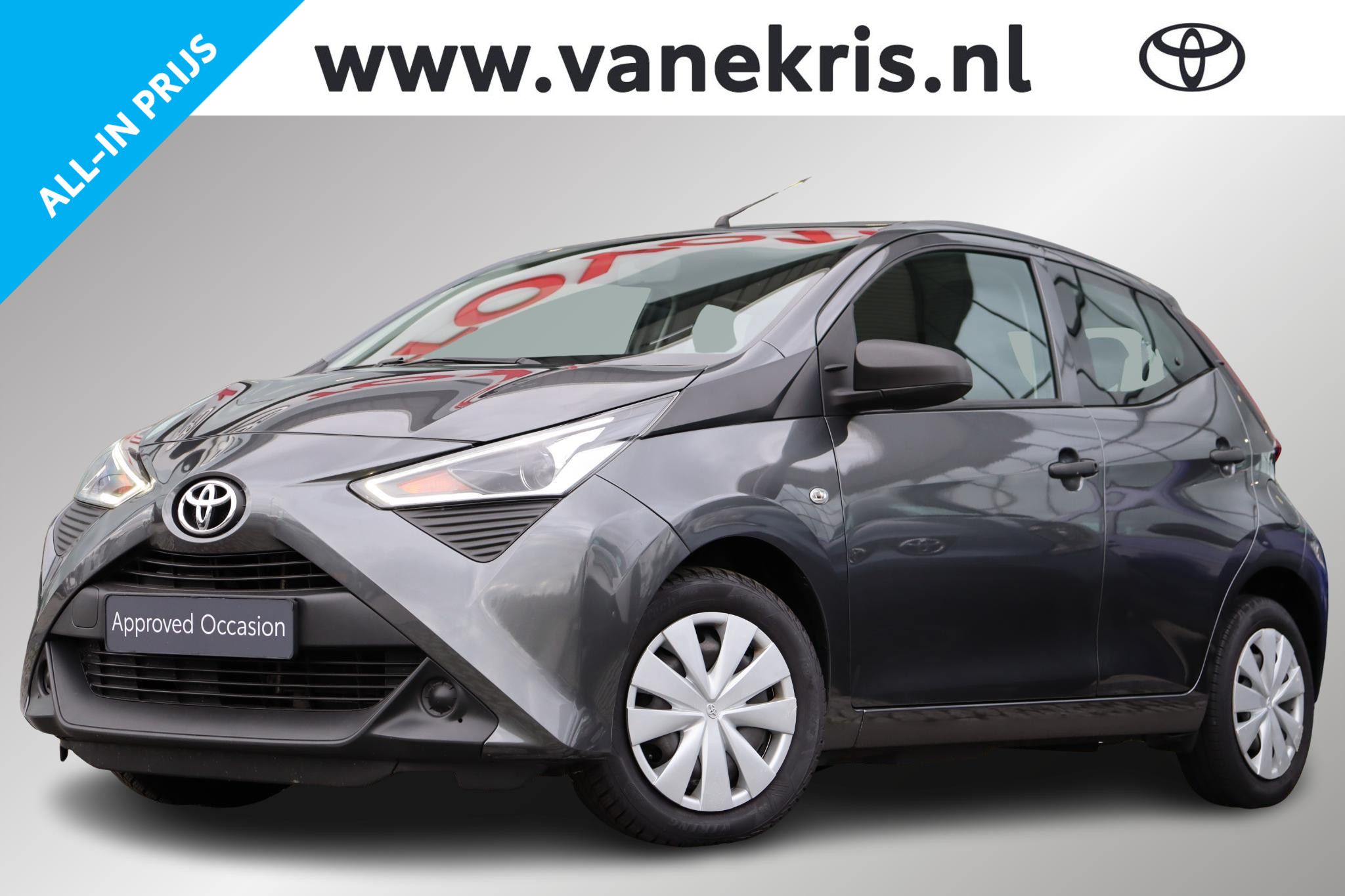Toyota Aygo 1.0 VVT-i x-fun, Bluetooth, Airco! 2021 - voorkant