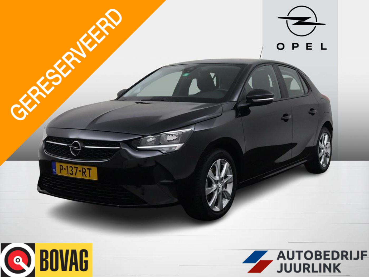 Opel Corsa 1.2T 100pk Edition Nav/Airco/Cruise/El.Pakket/Pdc 2022 - voorkant