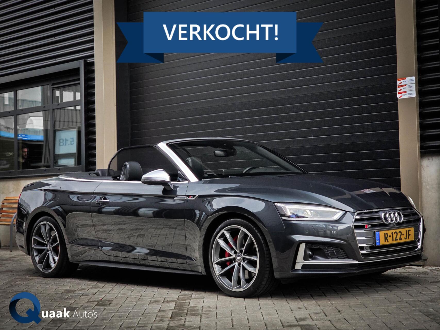 Audi S5 Cabriolet Cabrio 3.0 TFSI Quattro | MASSAGE | RS-ZETELS | B&O | TREKHAAK | VIRTUAL | CARPLAY 2017 - voorkant