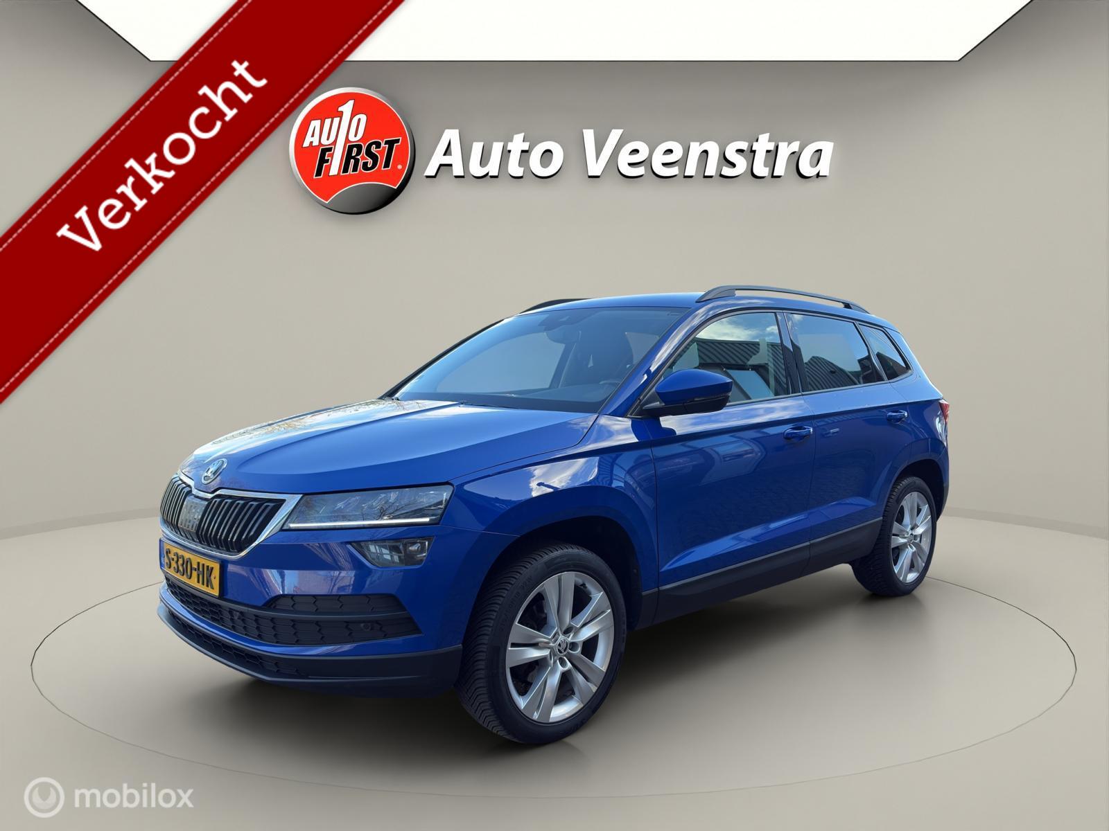 Skoda Karoq 1.0 TSI Style|STOELVERW|LED|CARPLAY|NAVI 2019 - voorkant