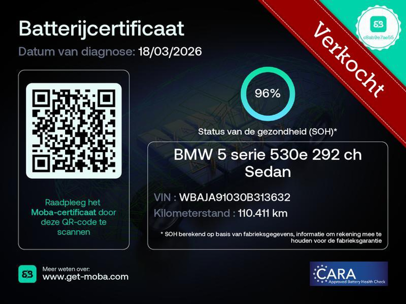 Foto van BMW 530e Iperformance