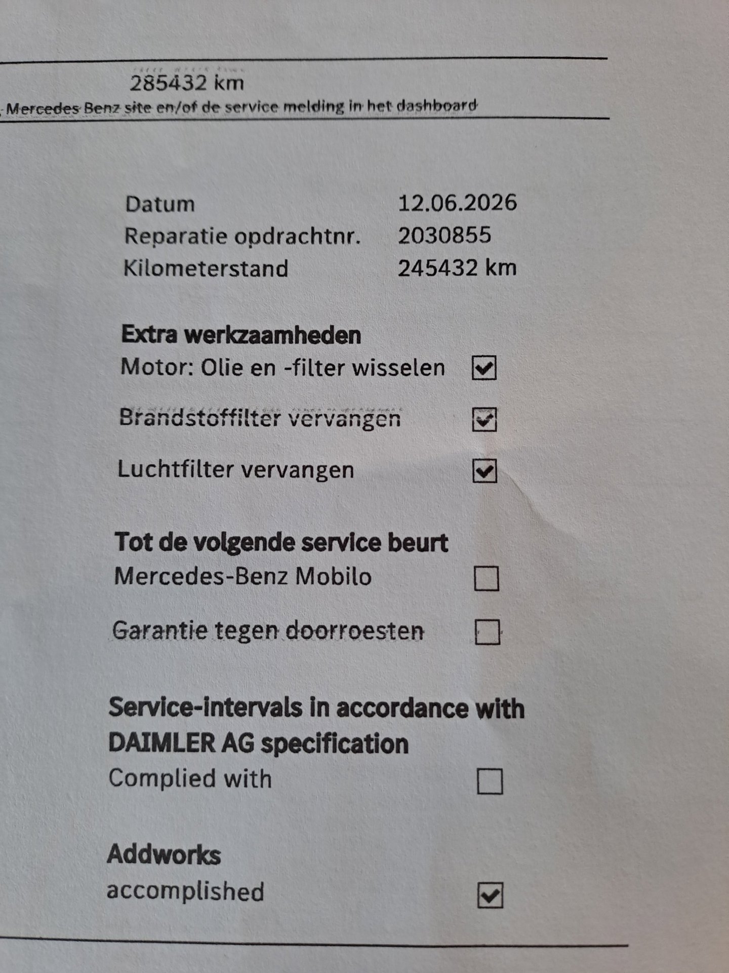 Foto van Mercedes-Benz V-klasse