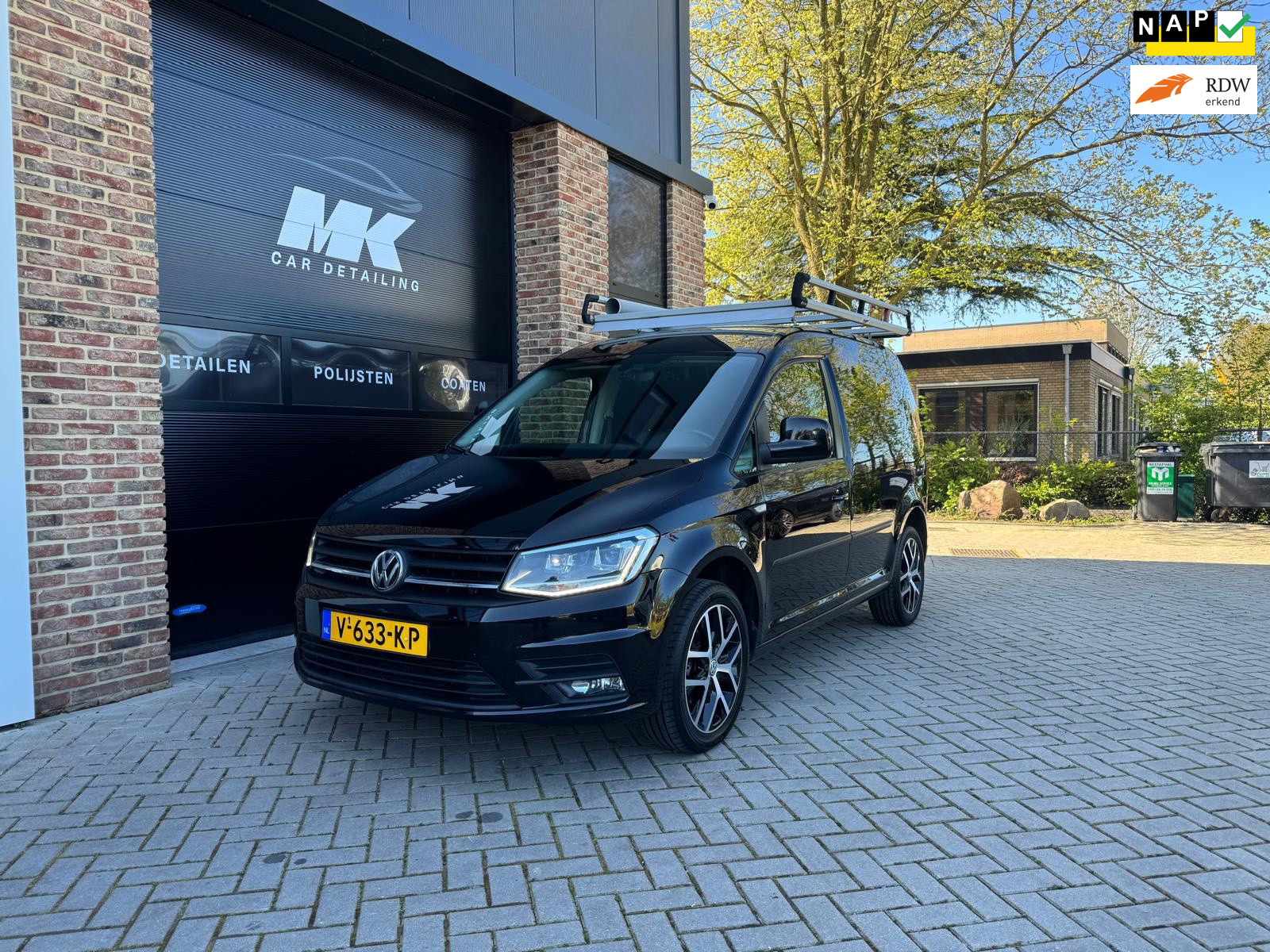 Volkswagen Caddy 2.0 TDI L1H1 BMT Highline - DSG - Xenon - Led - ACC - Voorruitverw. 2018 - voorkant