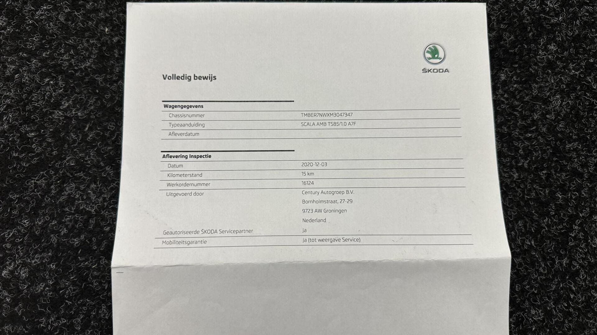 Foto van Skoda Scala