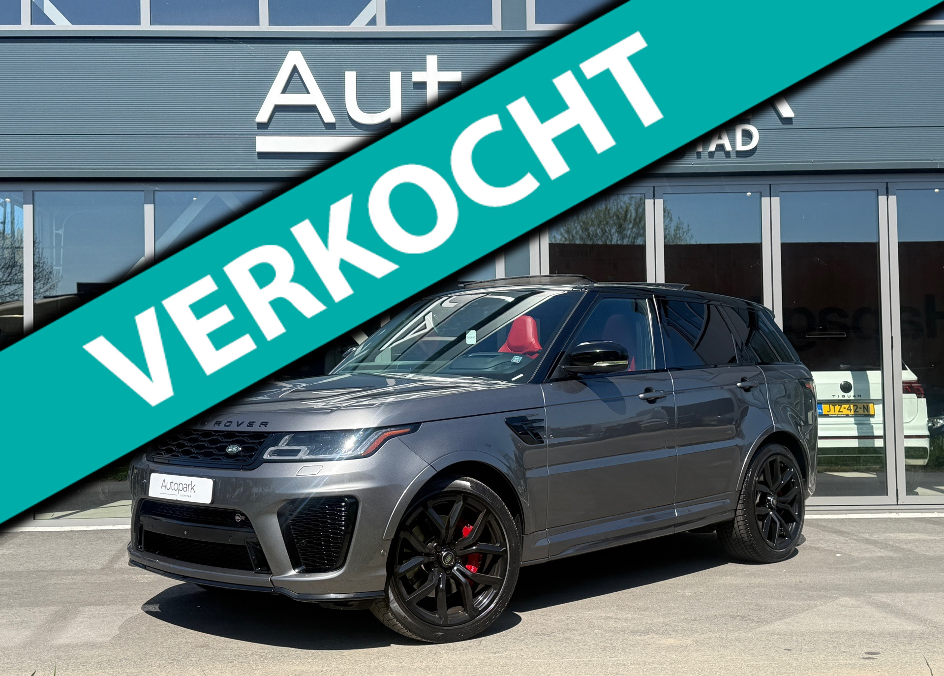 Land Rover Range Rover Sport 5.0 V8 576pk SC SVR Carbon-edit 2018 - voorkant