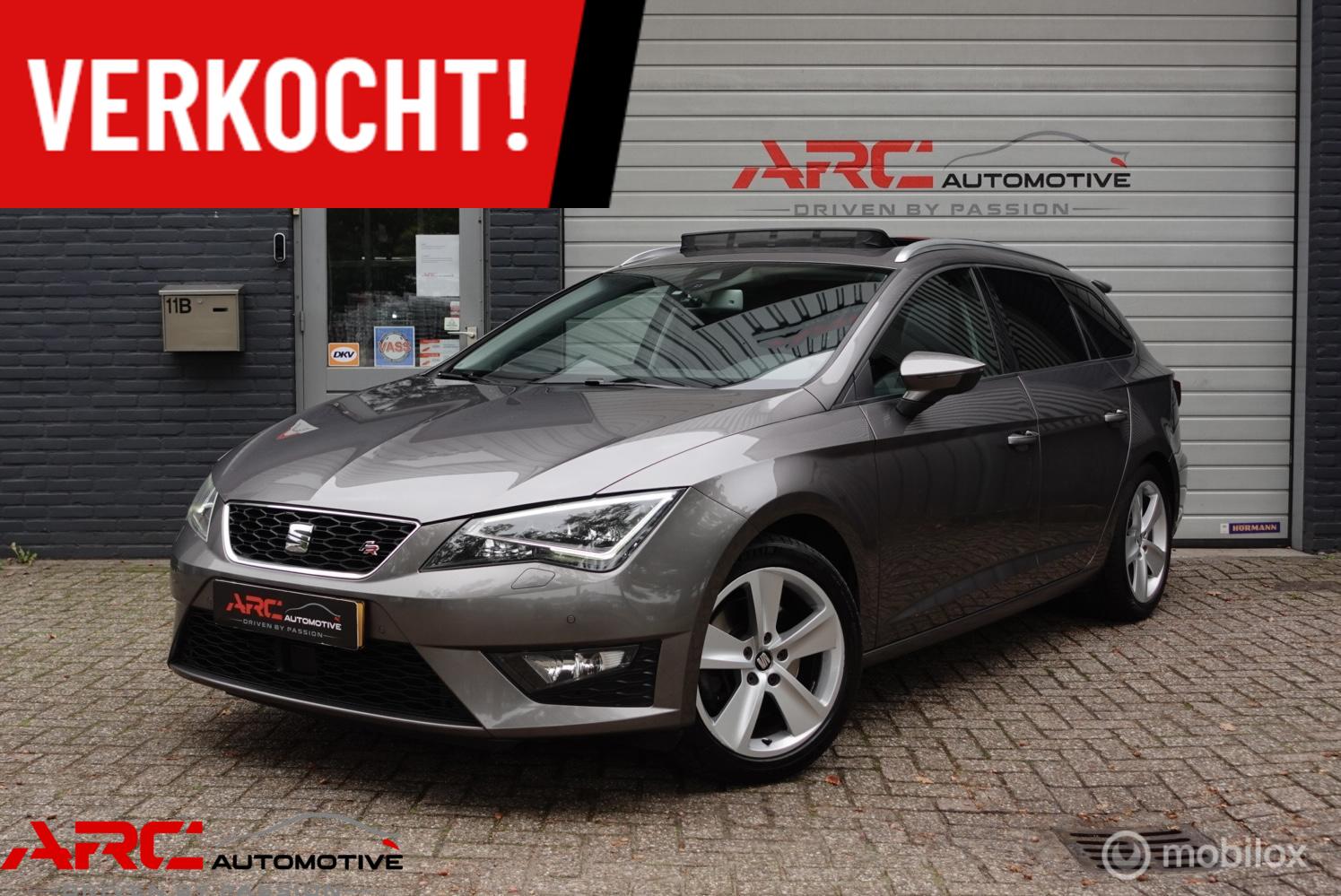 Seat Leon ST 1.8 TSI FR Business PANO/ACC/LANE ASSIST BOMVOL 2014 - voorkant