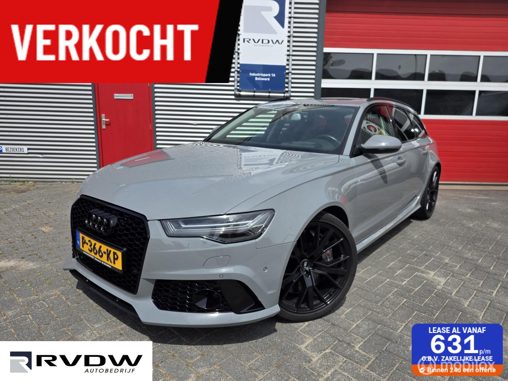 Audi RS 6 Avant 4.0 TFSI RS 6 quattro?KERAMISCHE ?️MILLTEK✅PANORAMADAK✅Scherpe prijs 2015 - voorkant