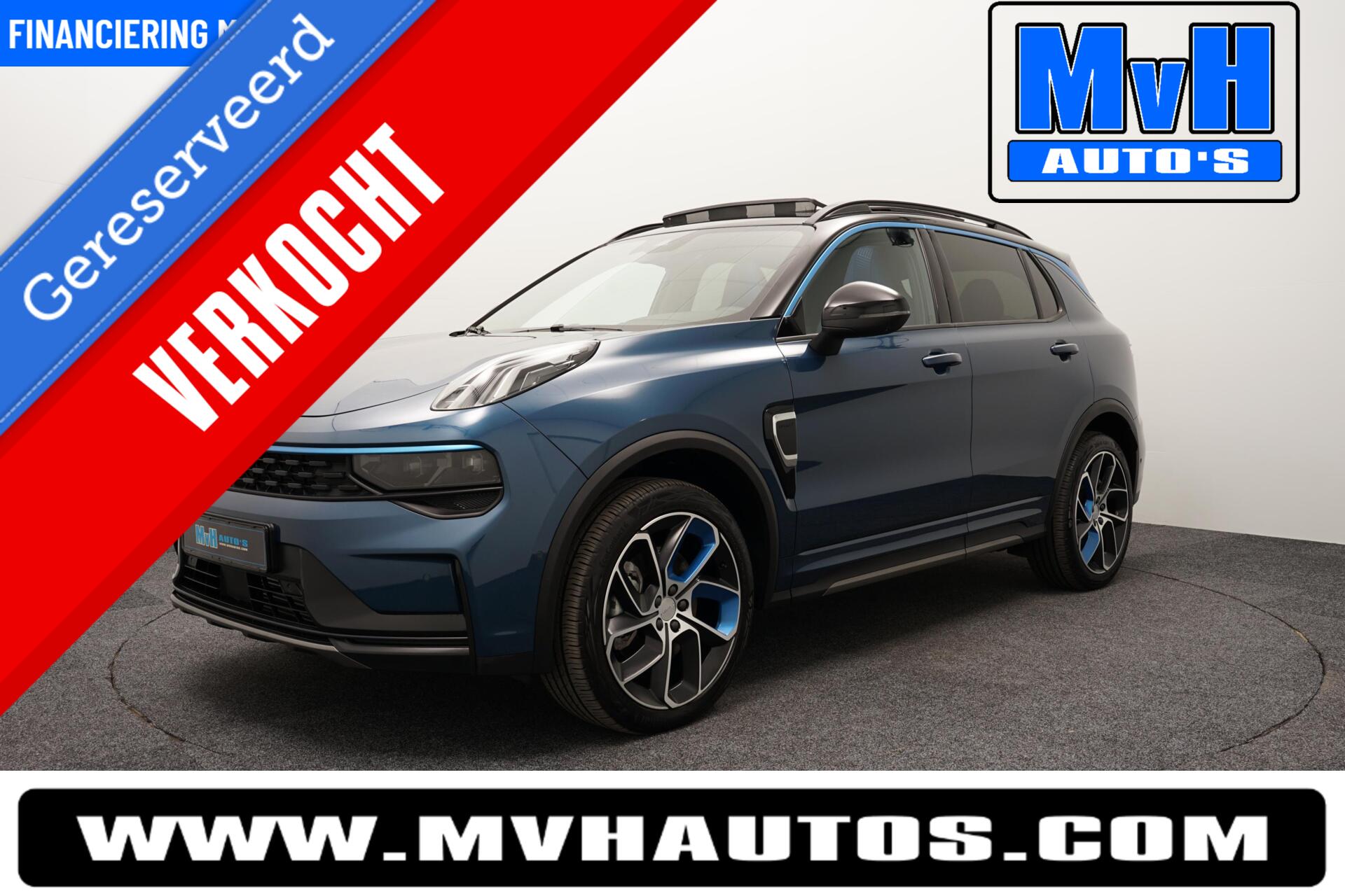 Lynk&co LYNK & Co 01 1.5 Plug-in Hybride|ZWARTE.HEMEL|360ºCAM|PANO 2023 - voorkant