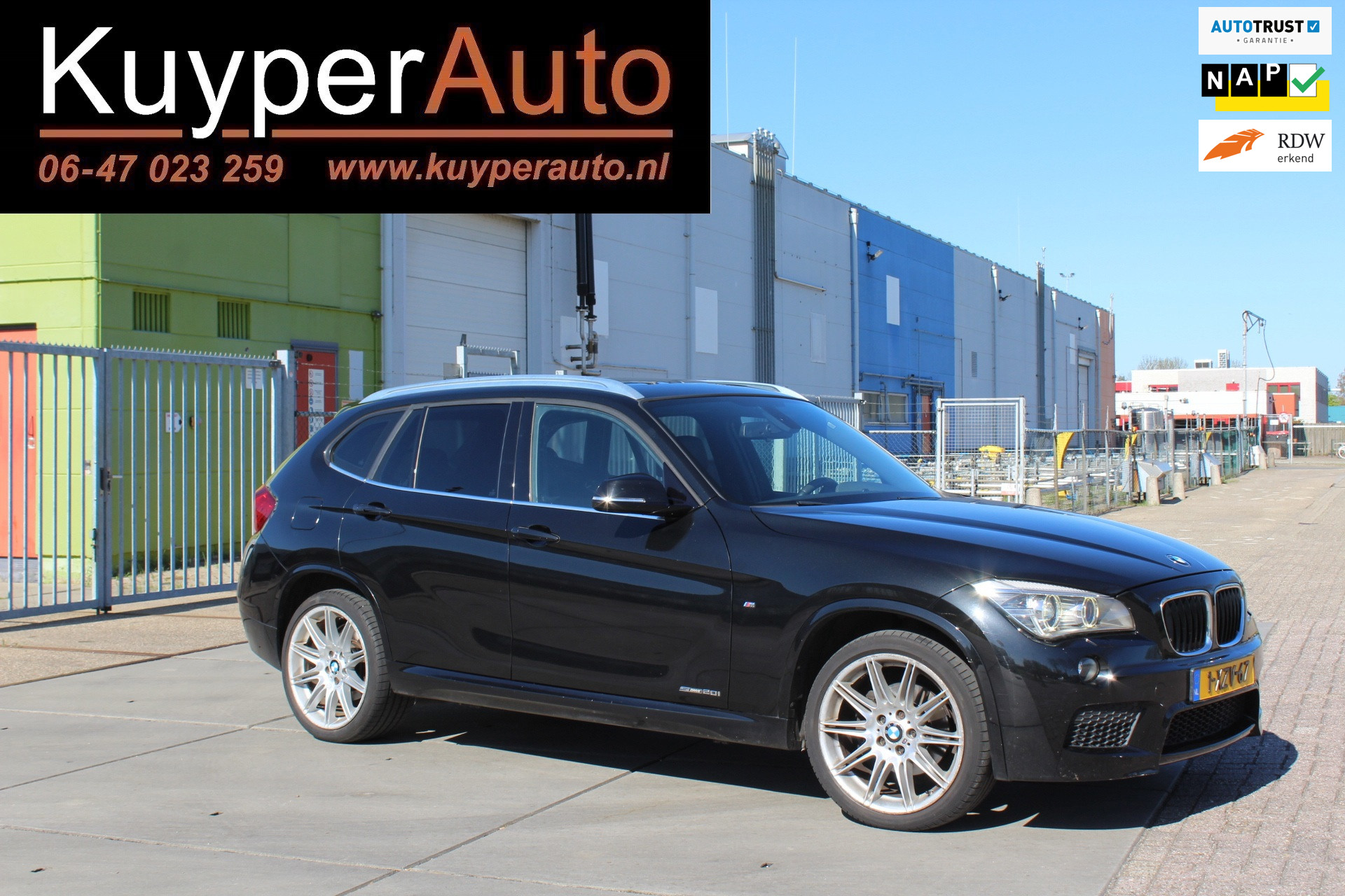BMW X1 Sdrive20i SDrive20i High Executive M uitv. nap  ,,leder panorama 2014 - voorkant
