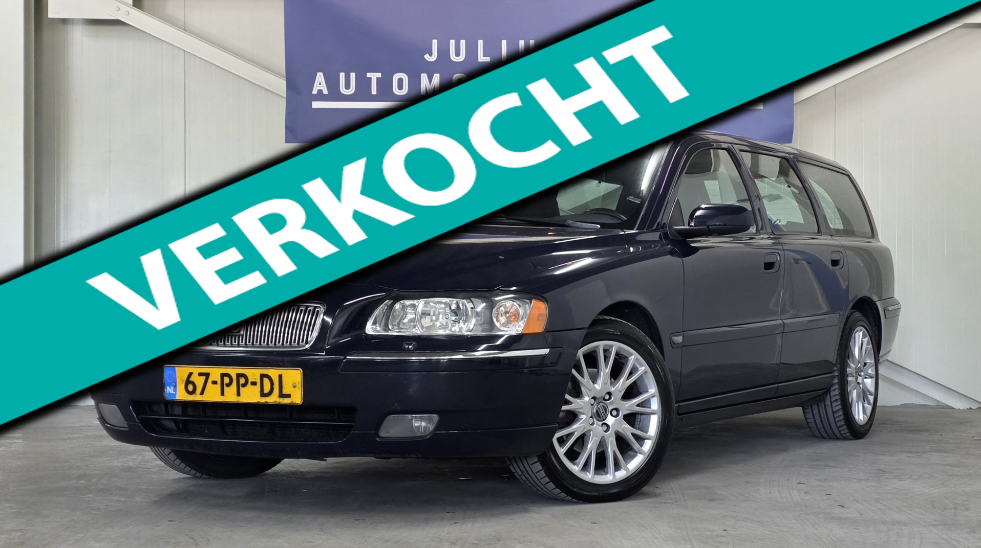 Volvo V70 2.4 Summum 2e Eigenaar Trekhaak Xenon Leer Nieuwe APK! 2004 - voorkant