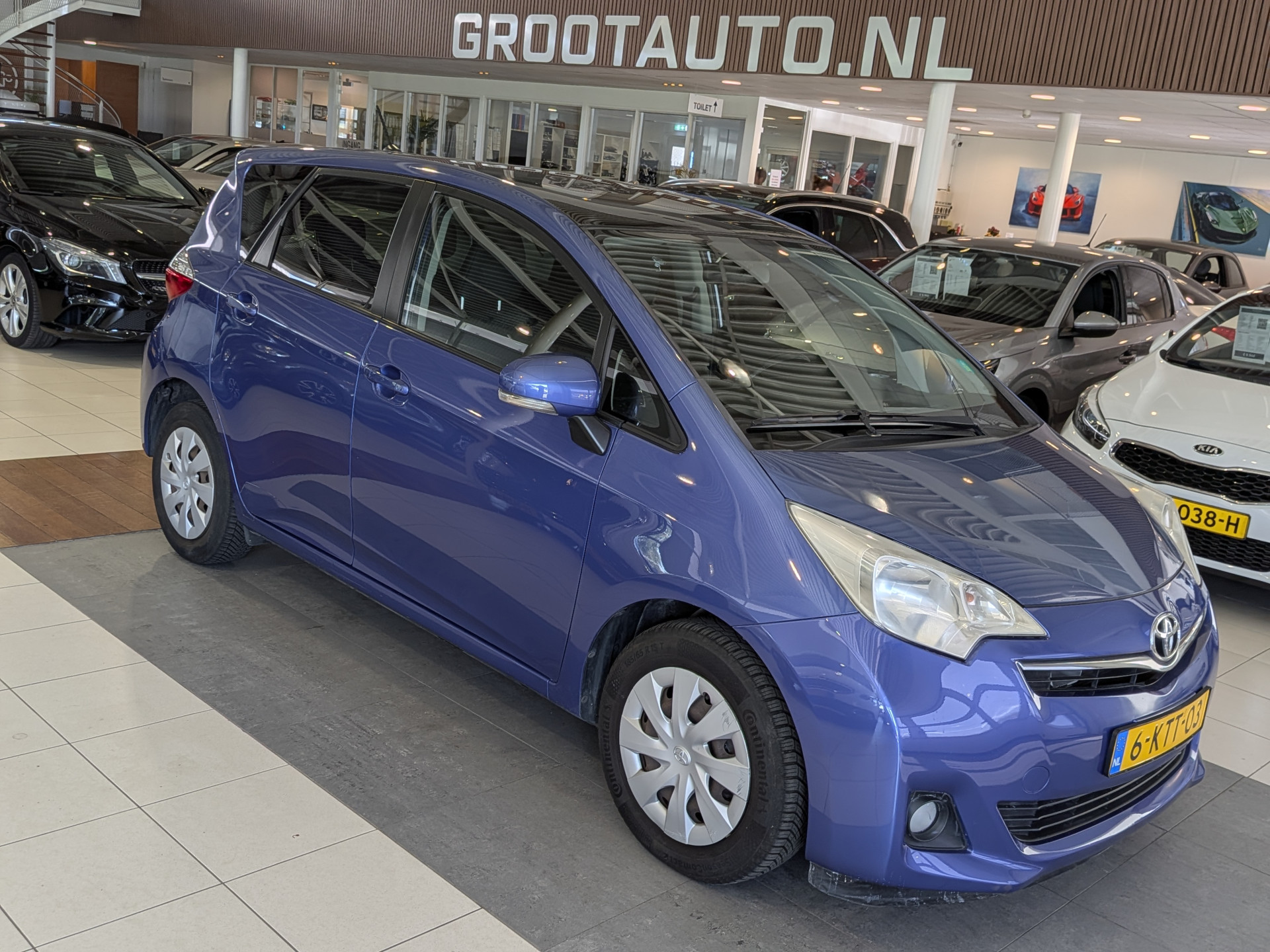 Toyota Toyota Verso-s 1.3 VVT-i Aspiration Automaat 2011 - voorkant