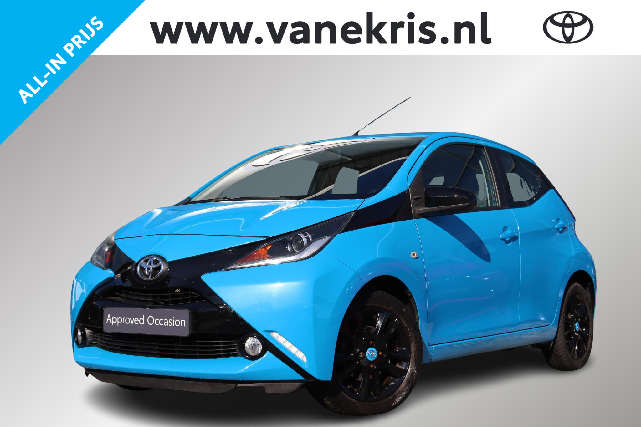 Toyota Aygo 1.0 VVT-i x-cite 2016 - voorkant