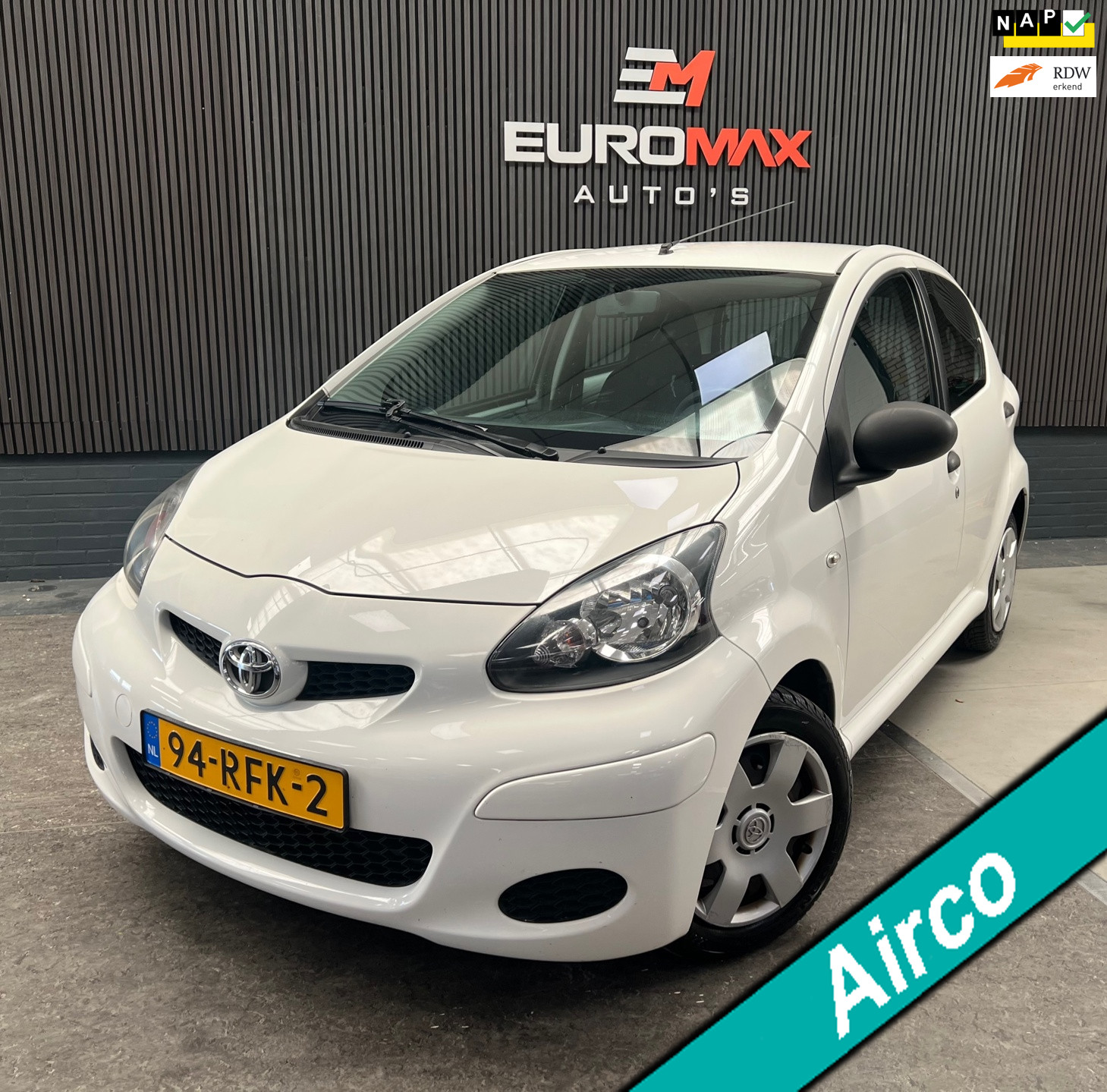 Toyota Toyota Aygo 1.0-12V Now NAP - Elektr.ramen - Airco. 2011 - voorkant