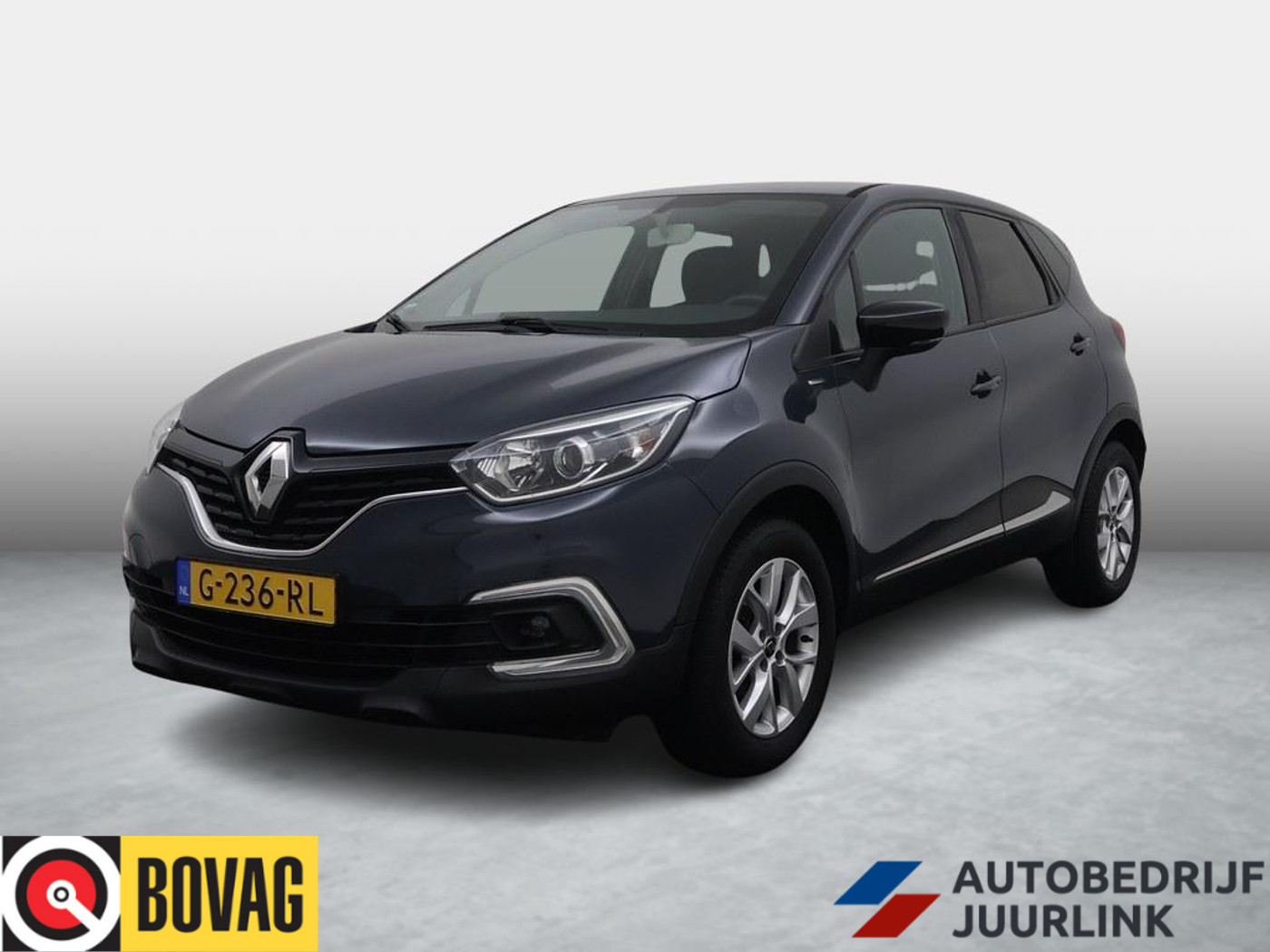 Renault Captur 0.9 TCe Limited  Nav/Airco/Cruise/Lmv/CarPlay 2019 - voorkant