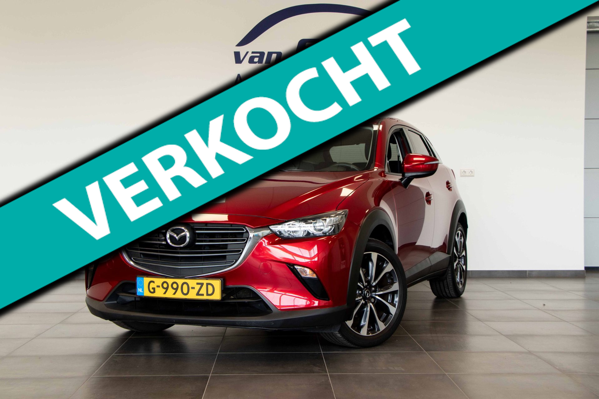 Mazda Mazda Cx-3 2.0 SkyActiv-G 120 Sport Selected |CruiseControl|Navi|Carplay|Trekhaak 2019 - voorkant