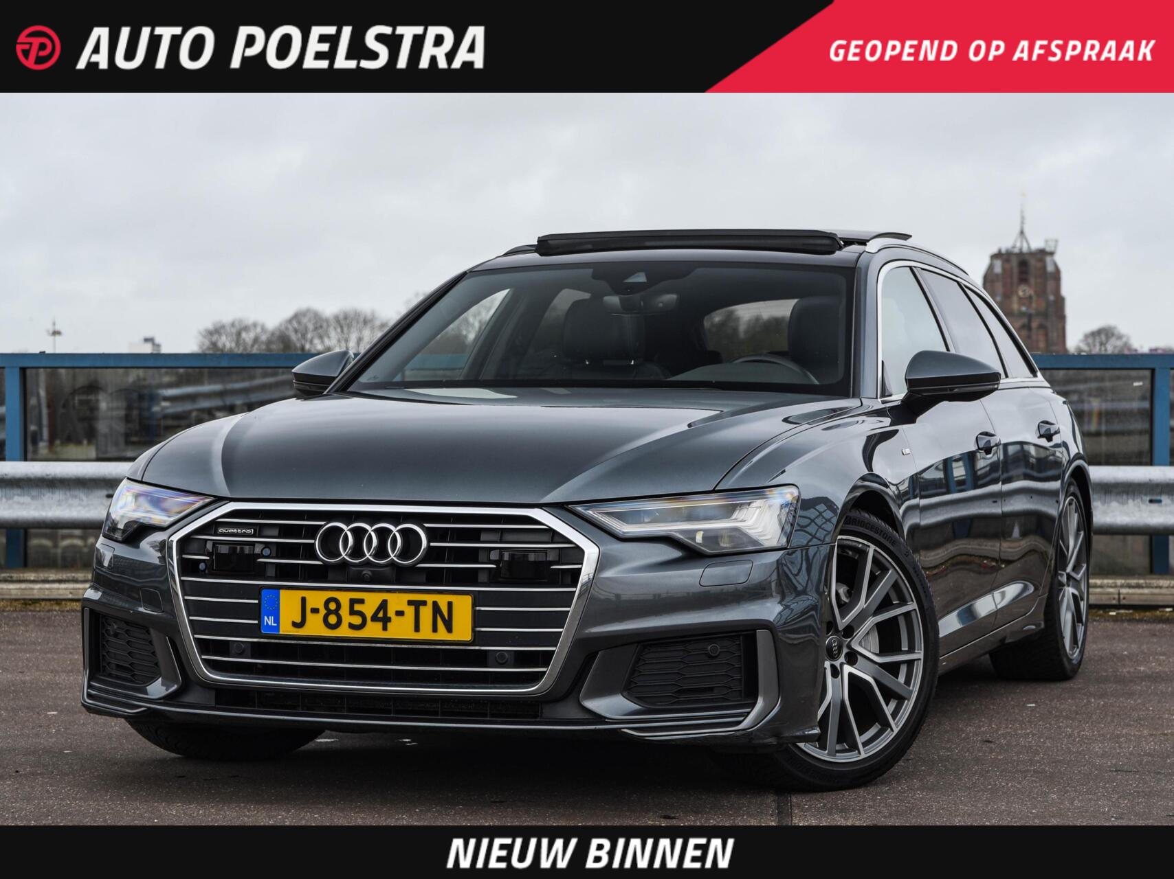 Audi A6 Avant 40 TDI quattro S-Line | Panoramadak | ACC | 360 Camera | B&O | Matrix LED | Ambianceverlichting | Trekhaak | 20" 2019 - voorkant