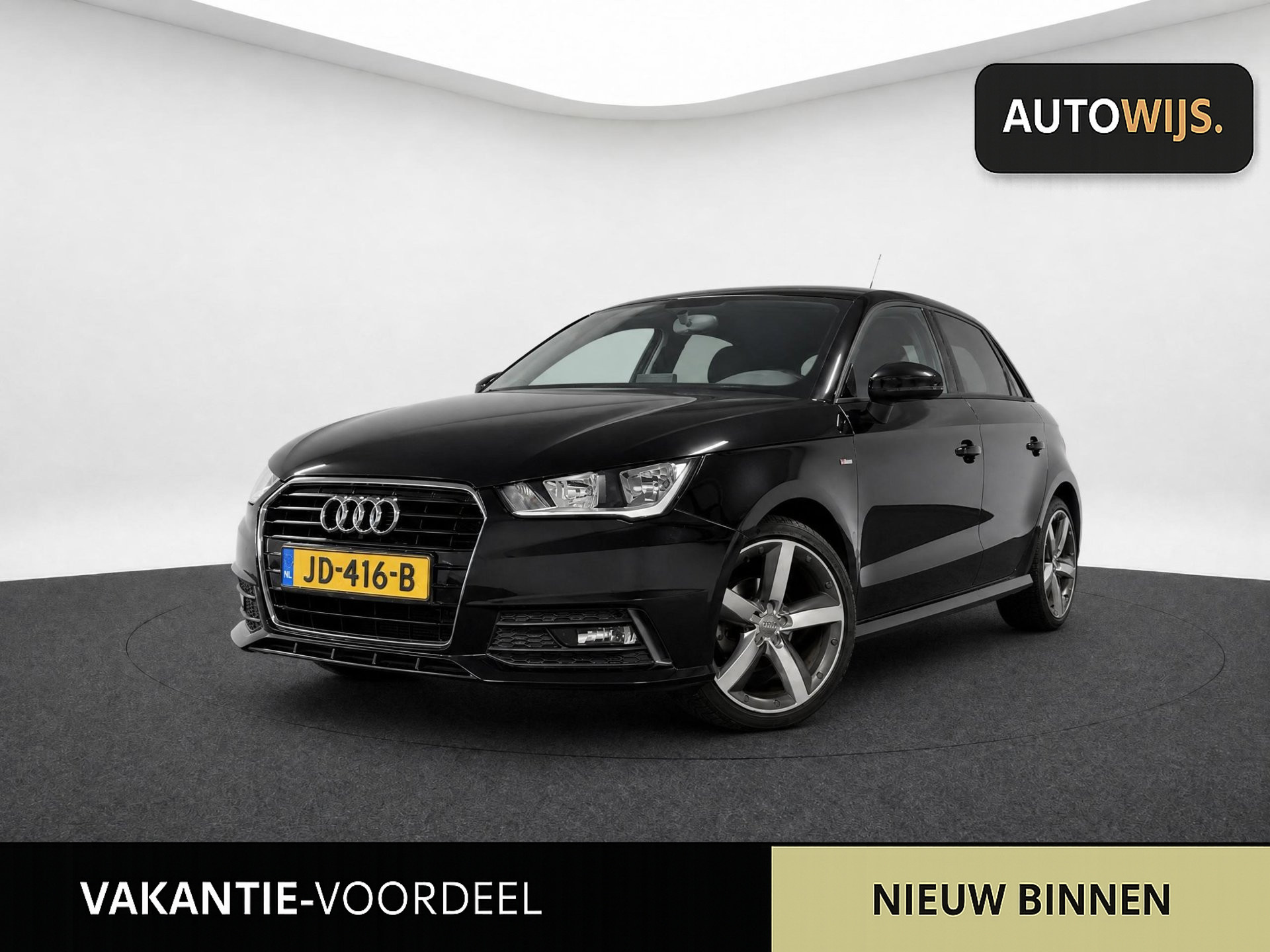 Audi A1 Sportback 1.0 TFSI Sport|S-LINE|5-DEU|NL AUTO|NAVI|LM-VELG 2016 - voorkant