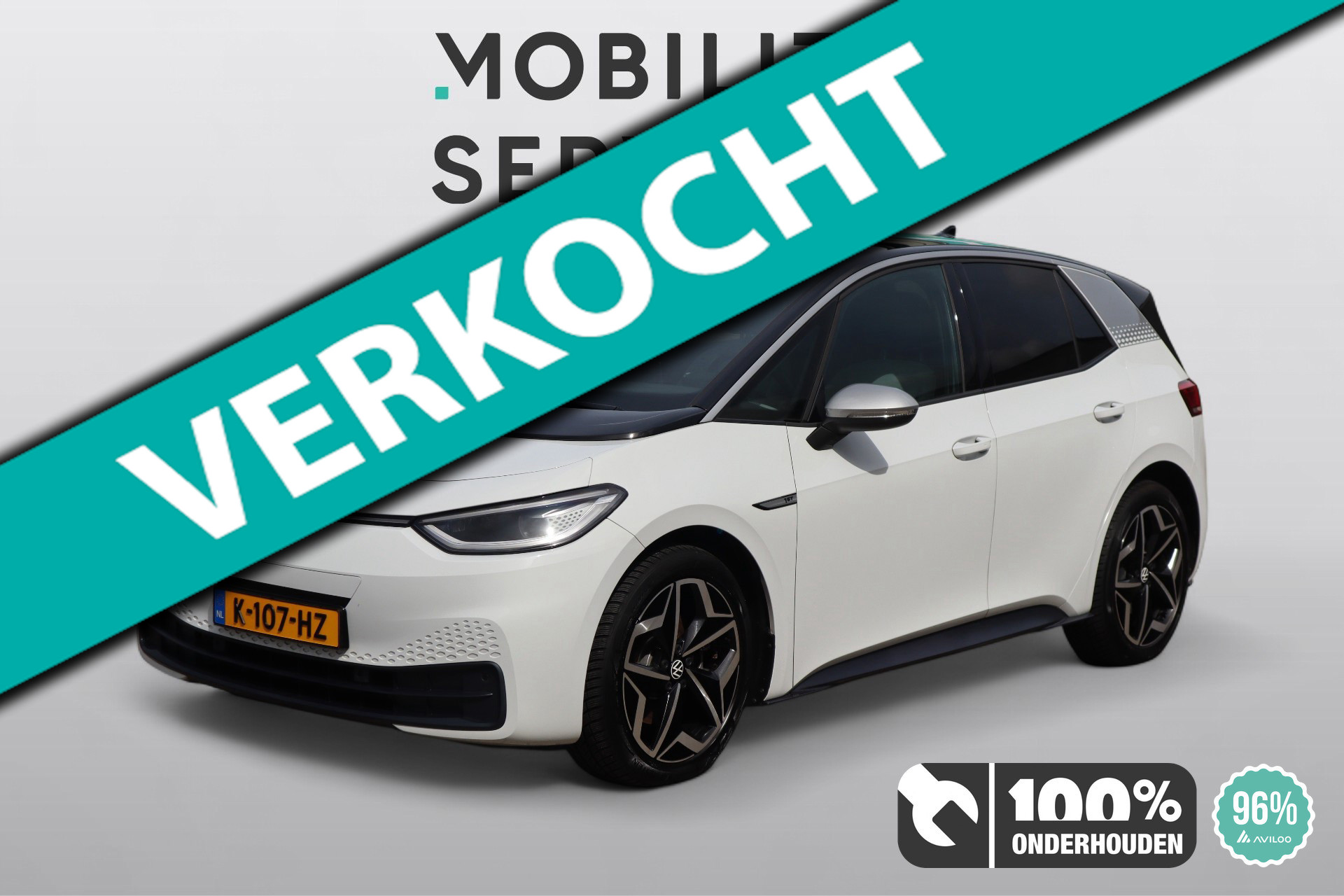Volkswagen Id.3 Pro 150 KW First Plus 58 kWh SOH96% ACC Clima Cam CarPlay 2020 - voorkant