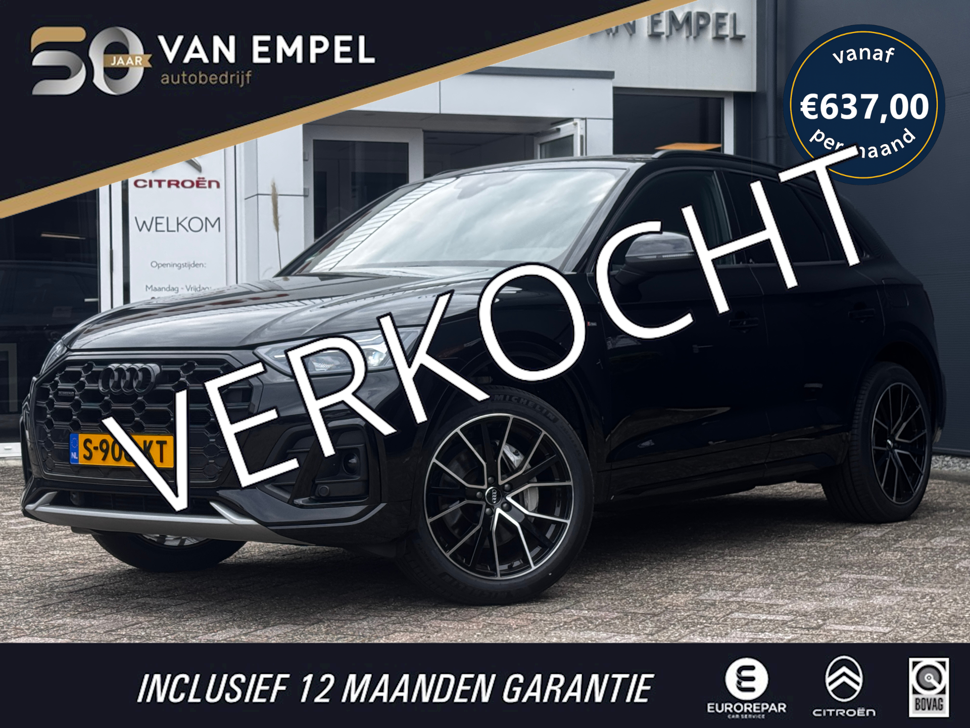 Audi Q5 55 TFSI e S edition Competition 2022 - voorkant