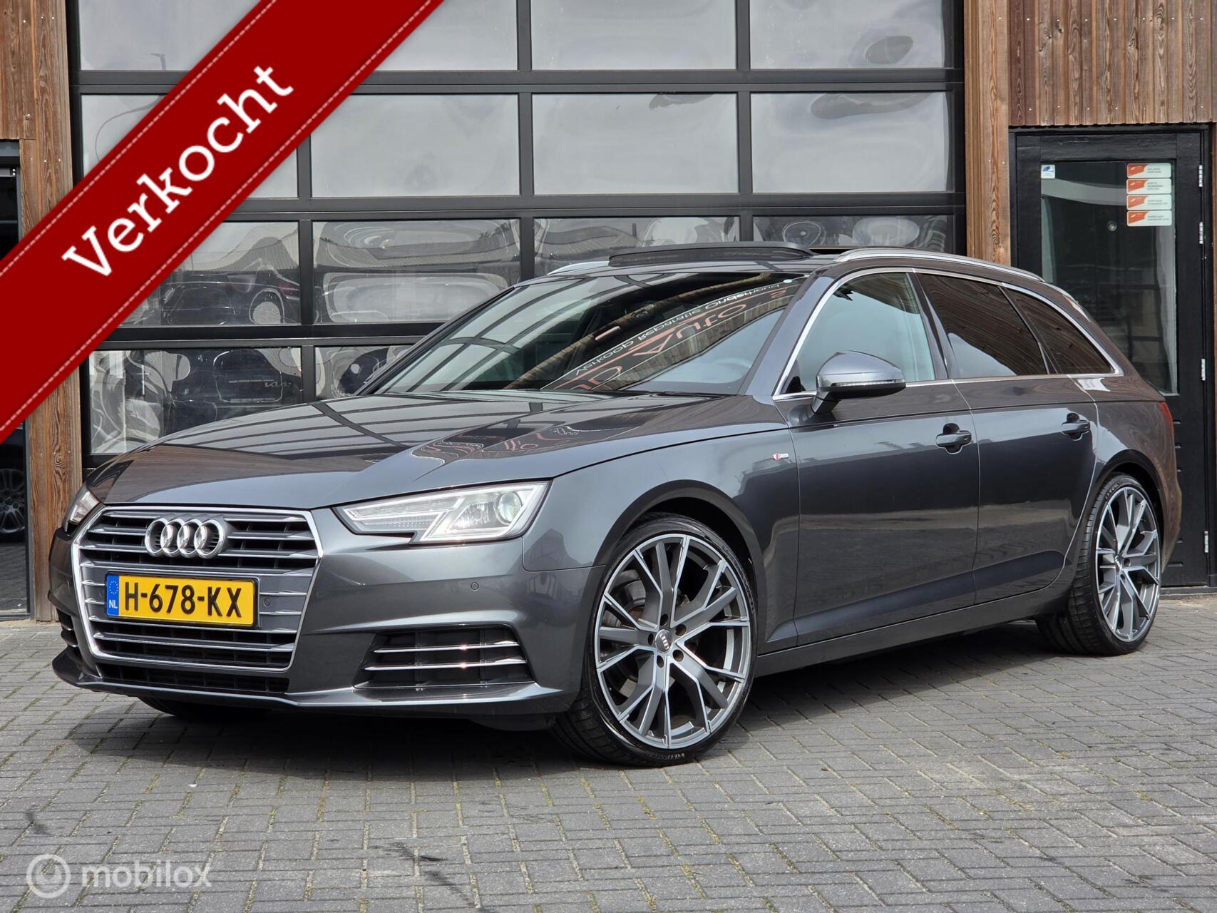 Audi A4 Avant 2.0 TFSI 190PK PANO VIRTUAL CARPLAY LED AUTOMAAT 2016 - voorkant