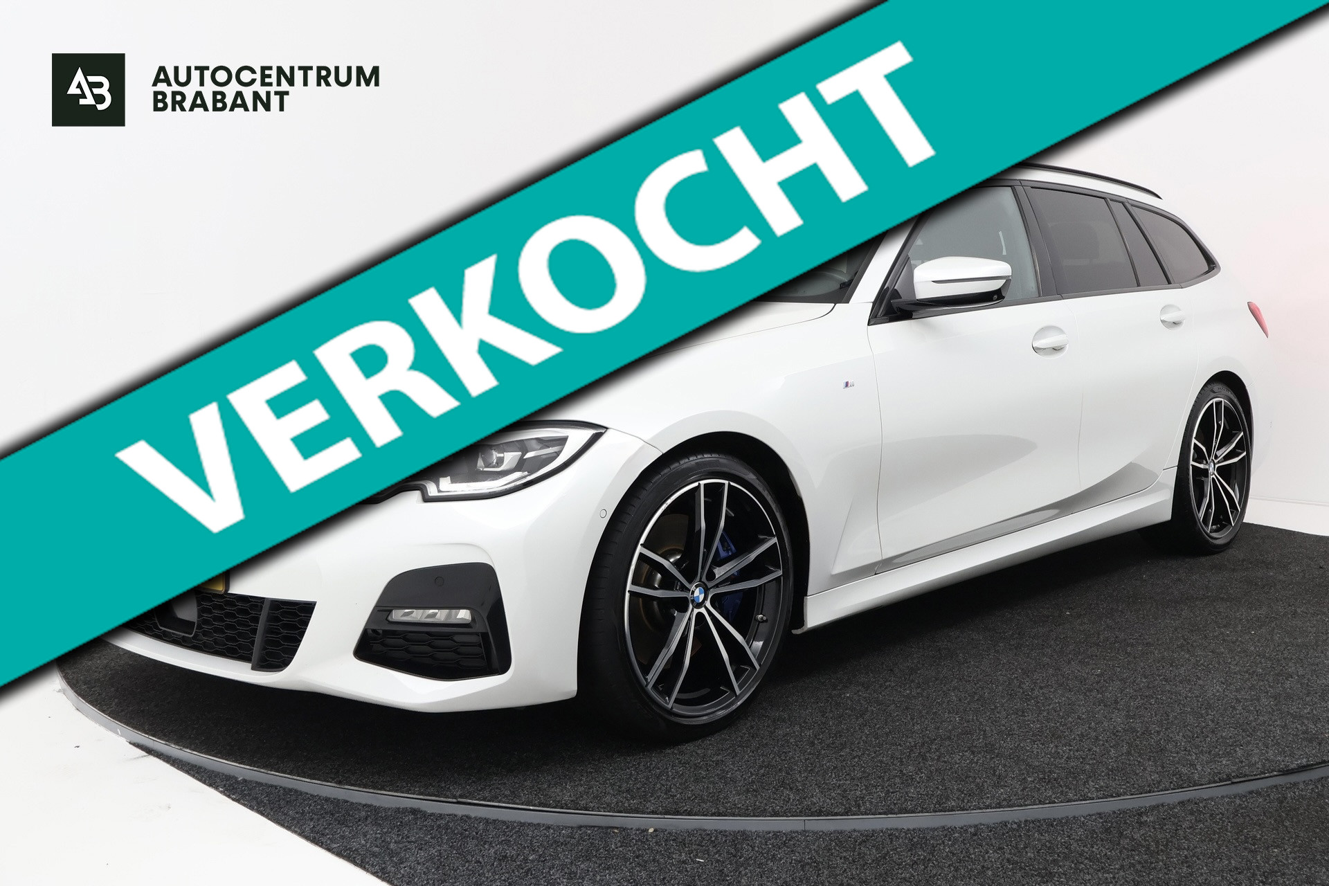BMW 330i 330i High Executive (CAMERA, STOELVERWARMING, SFEERVERLICHTING, ELEKTR STOELEN, PARKEERSENSOREN) 2021 - voorkant