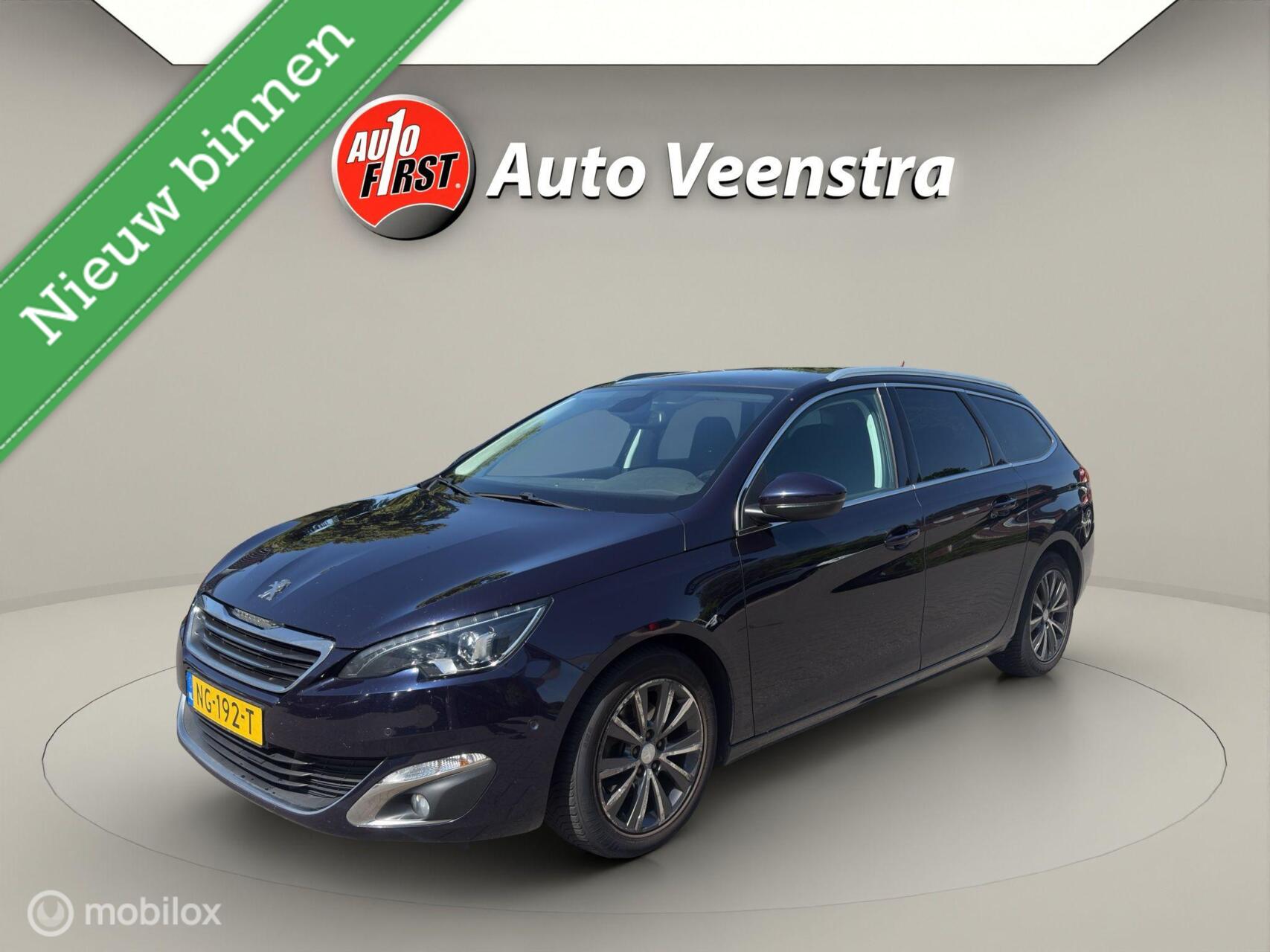 Peugeot 308 1.6 BlueHDI Allure|PANO|LED|CAMERA|LUXE|KEYLE 2017 - voorkant