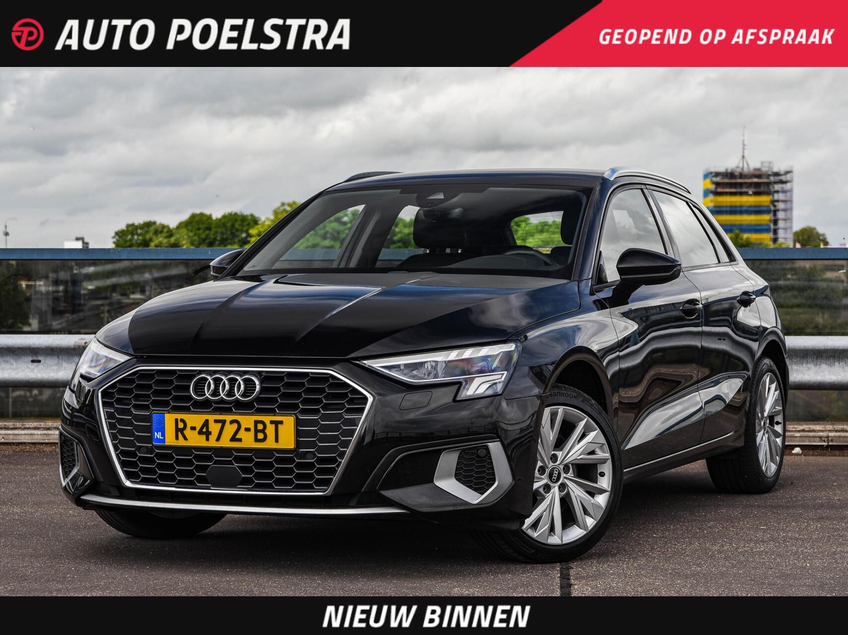 Audi A3 Sportback 30 TFSI Automaat | Trekhaak | LED | Apple CarPlay Android Auto | Stoelverwarming | Navigatie | incl. BTW 2021 - voorkant