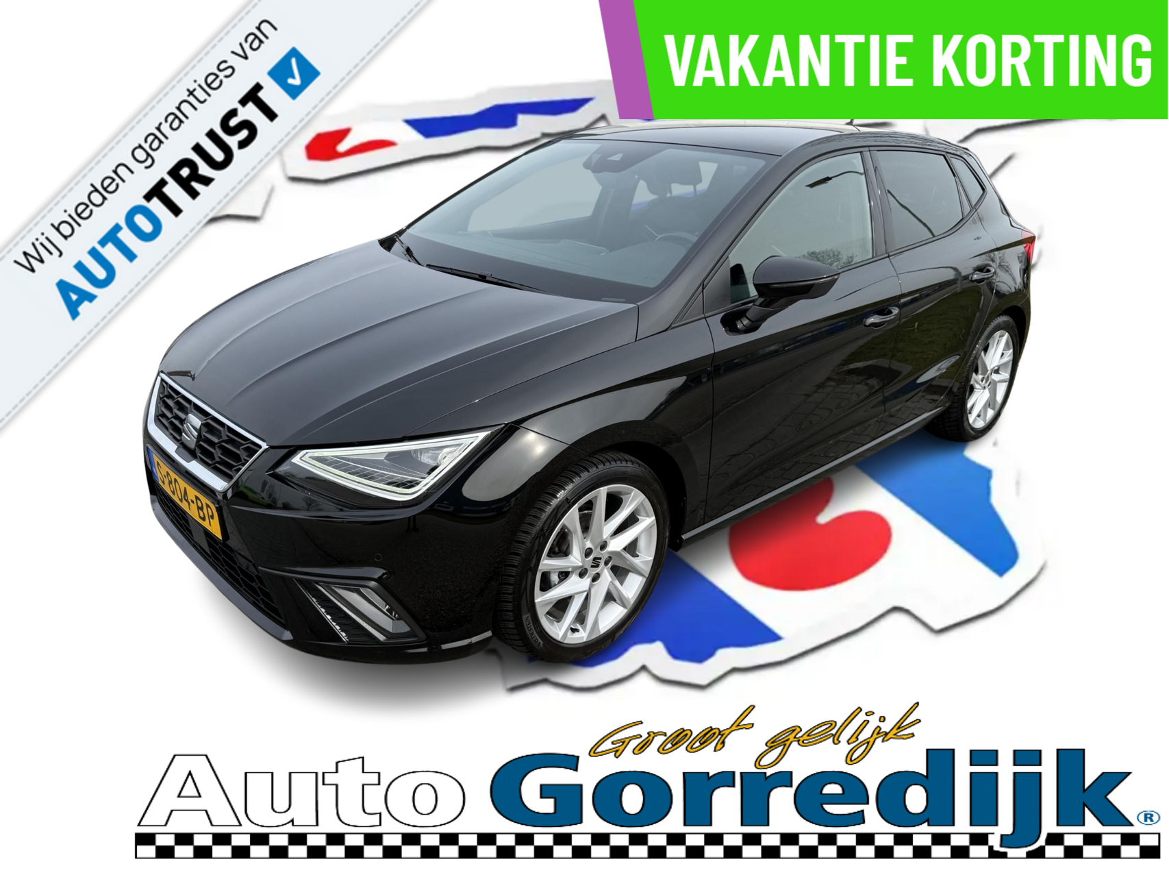 Seat Ibiza 1.0 EcoTSI FR CAMARA,PDC V+A,CRUISE,LMV 2023 - voorkant