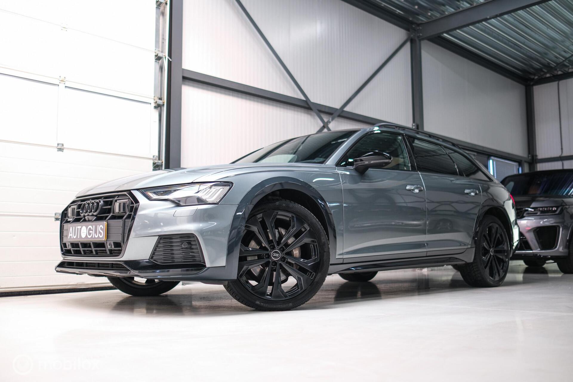 Audi A6 Allroad Quattro 50 TDI 285 pk | Luchtvering | Nightvision | B&O | Panorama | Trekhaak | Matrixled | Gaviaal groen | Audi AG auto | uniek | 2019 - voorkant
