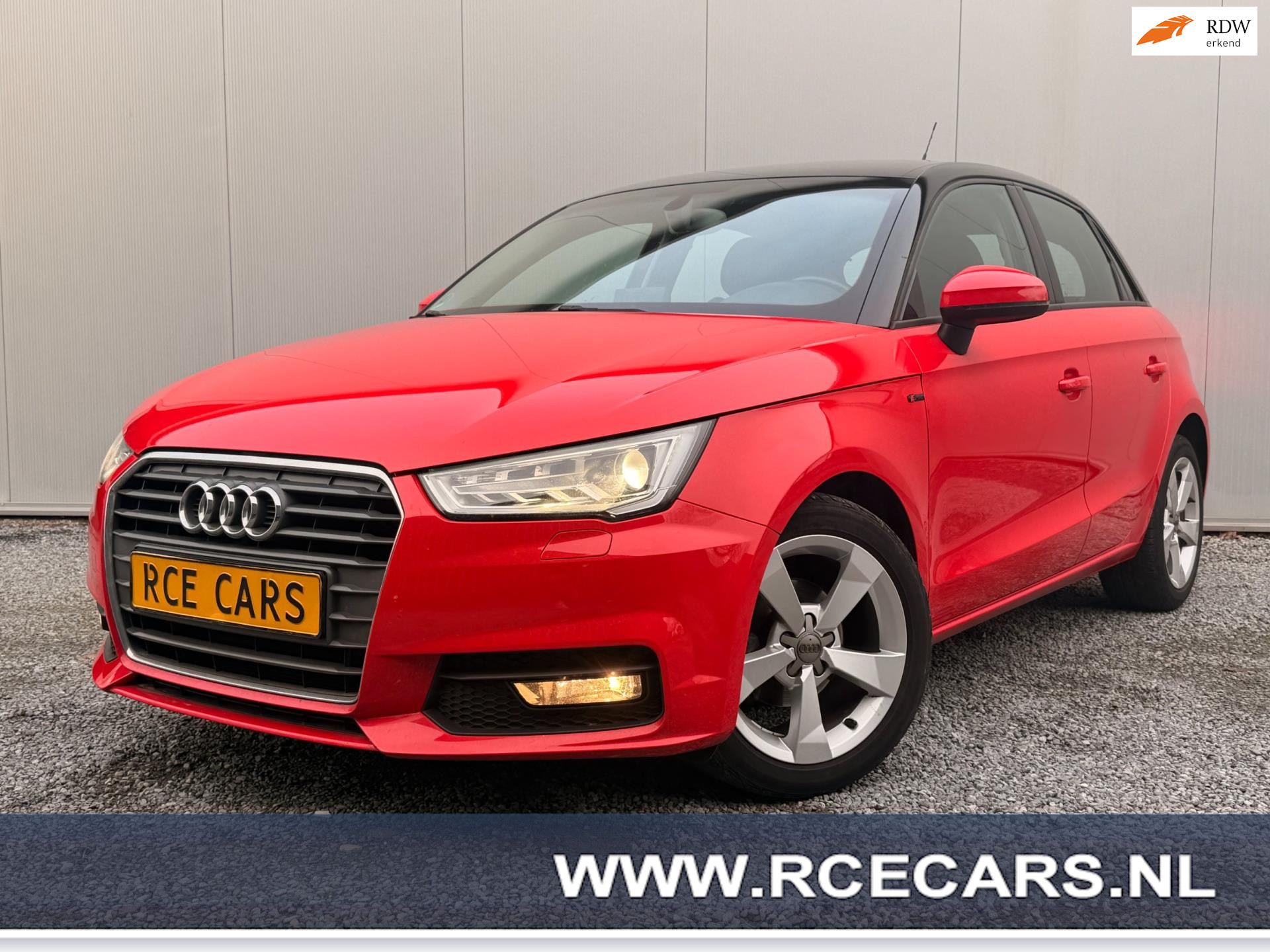 Audi A1 Sportback 1.0 TFSI Sport S line Edition DSG Navigatie  4-Deurs  Stoelverw  Xenon  PDC  Cruise 2018 - voorkant