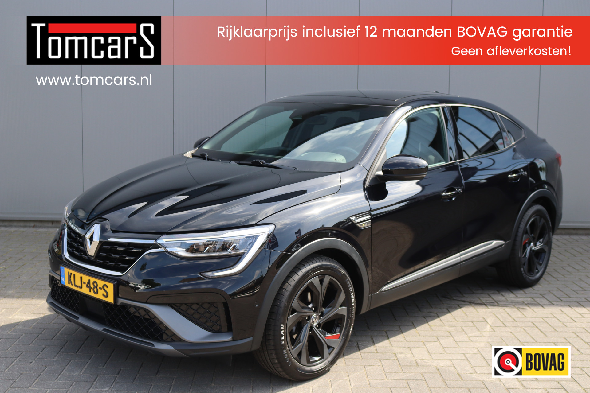 Renault Arkana 1.3TCE 160PK Mild Hybrid Automaat  R.S. line Pano-dak/Gr.-navi/Winter-pack/Leder/Keyfree 2022 - voorkant