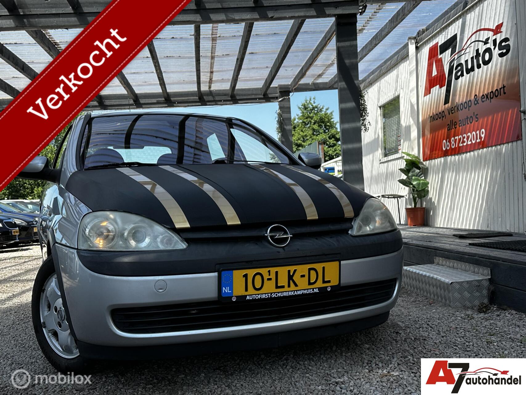 Opel Corsa-c 1.2-16V Elegance Easytronic Nieuwe APK//Automaat 2003 - voorkant