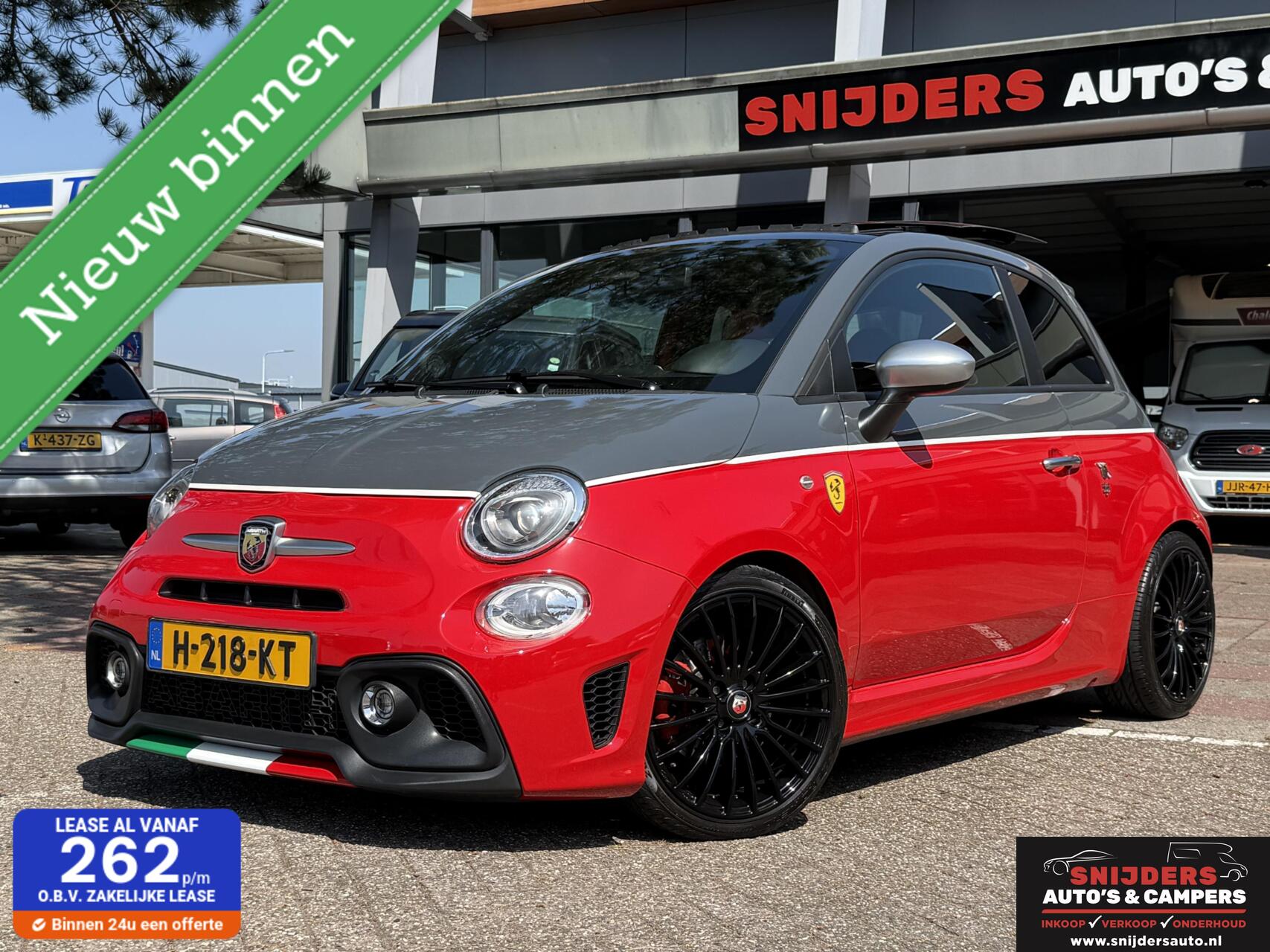 Fiat Abarth 500 1.4 T-Jet Abarth 595 Pista 212 PK in TOP Staat 2018 - voorkant