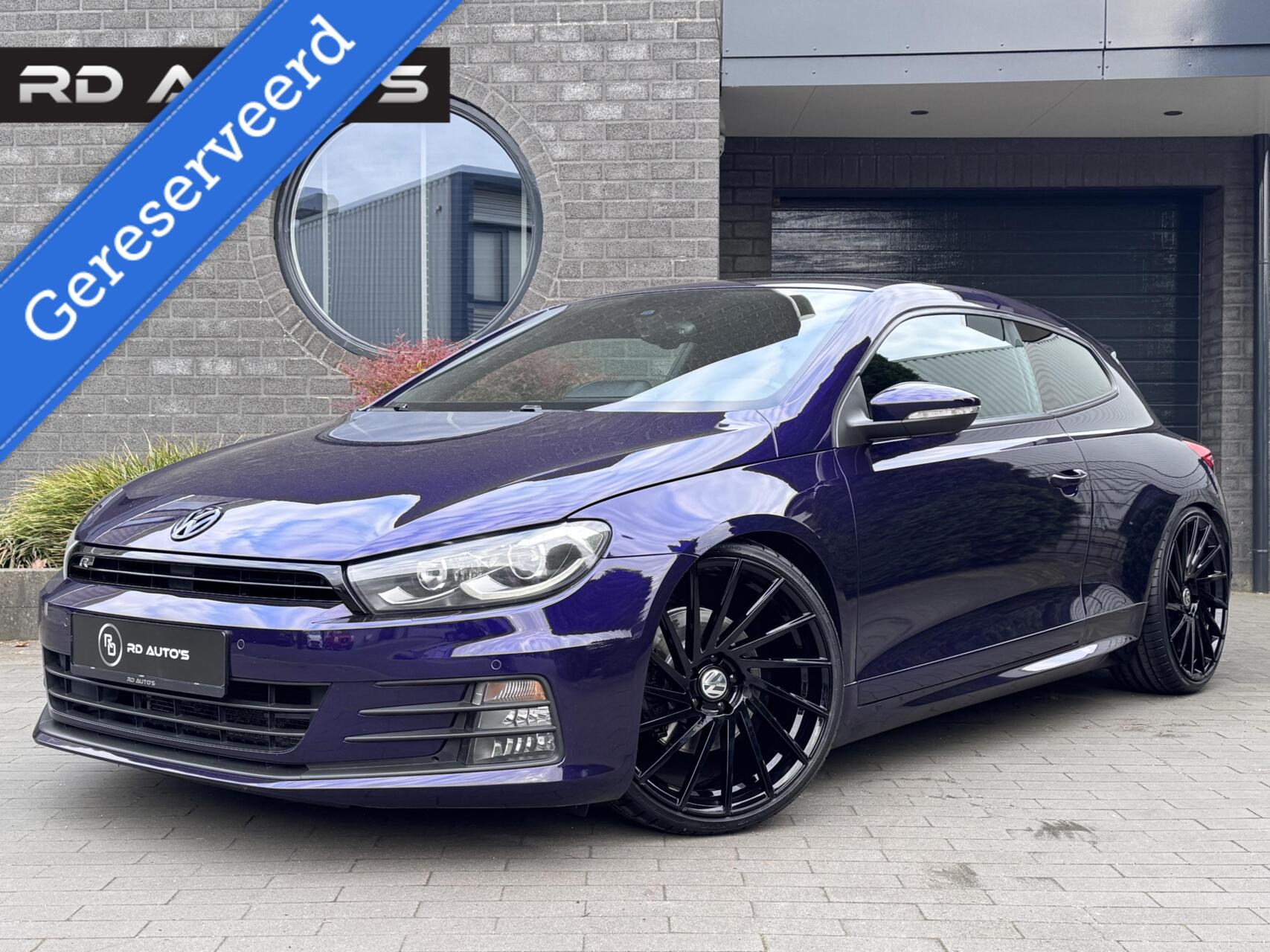 Volkswagen Scirocco 2.0 TSI DSG R-Line Ultra Violet Metallic Carbon Camera 2014 - voorkant
