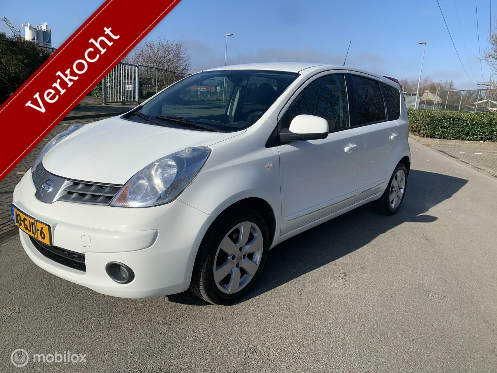 Nissan Note 1.4 Life 5drs, airco .lm cv 2008 - voorkant