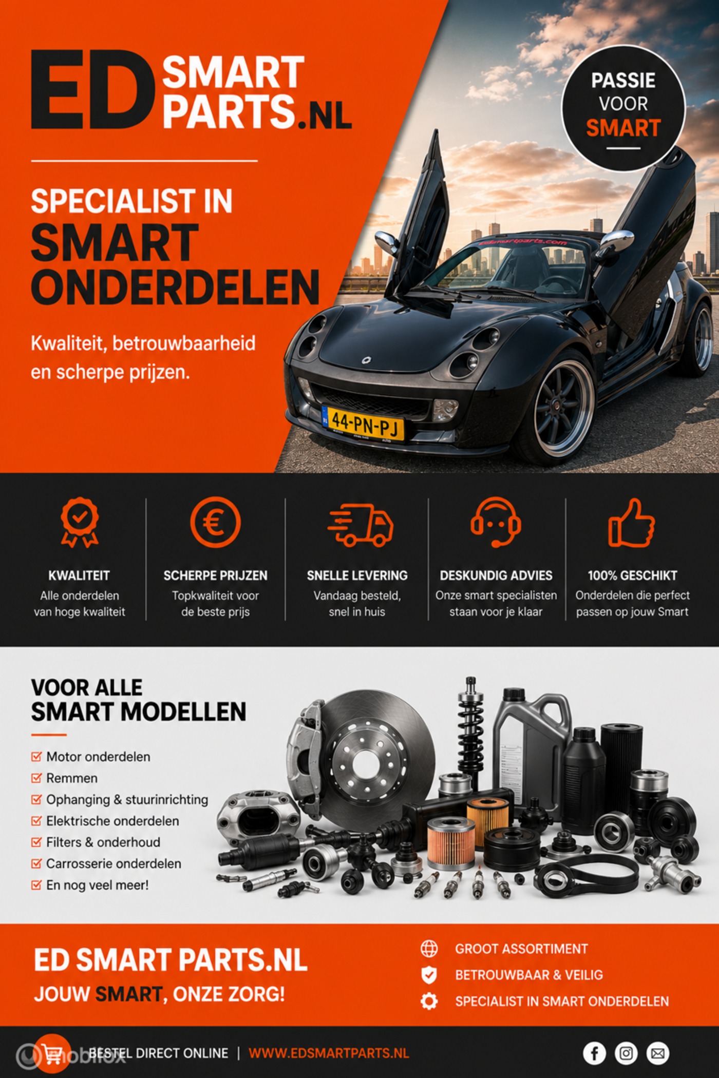 Foto van Smart City-coupé Aqua Vanilla Panorama Dak Airco