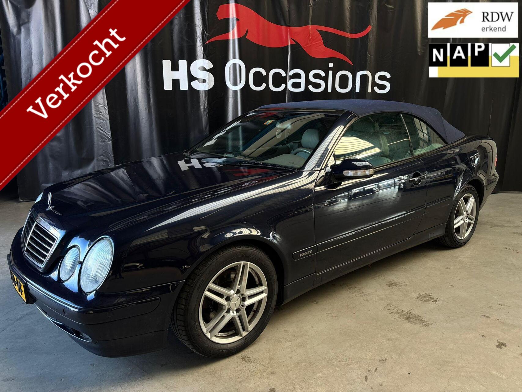 Mercedes-Benz CLK 200 Kompressor 200 Elegance Leder automaat,airco 2002 - voorkant