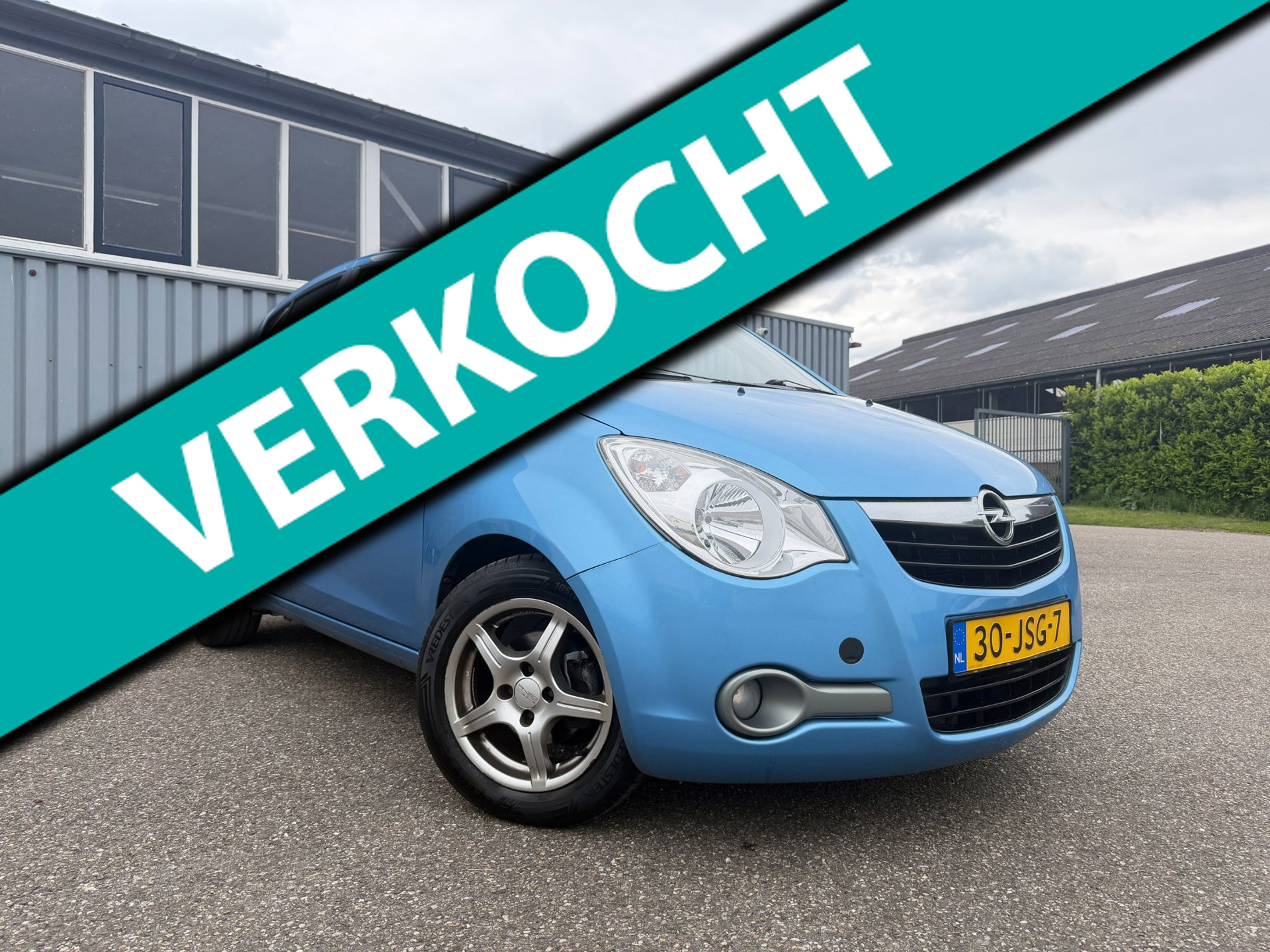 Opel Agila 1.0 Enjoy | AIRCO | HOGE INSTAP 2009 - voorkant