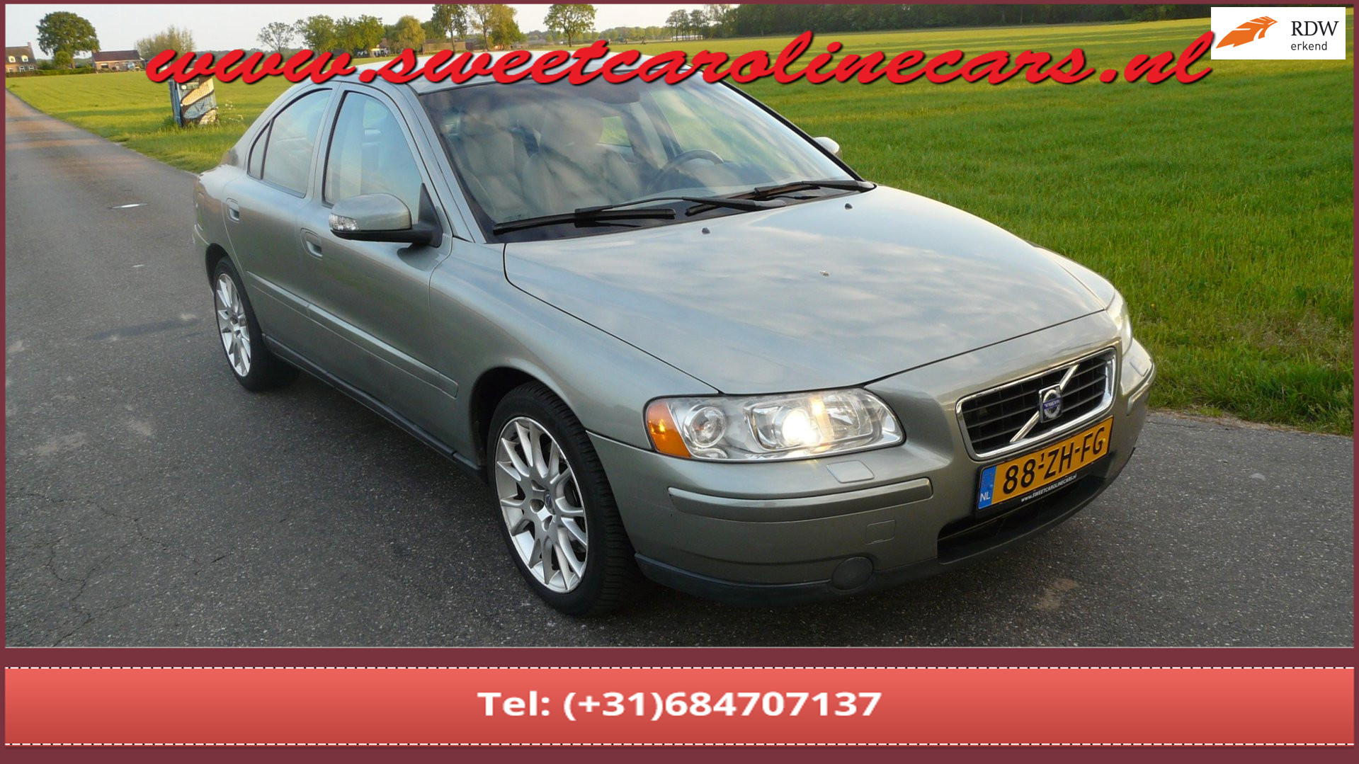 Volvo S60 2.0T Drivers Edition,Airco,Cruise,Elec.pakket,Lmv's,Trekhaak....VOL!!! 2008 - voorkant