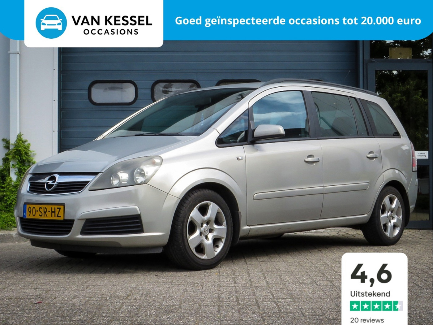 Opel Zafira 1.6 Enjoy | Airco | APK | Cruise | Stuurbekr. 2006 - voorkant