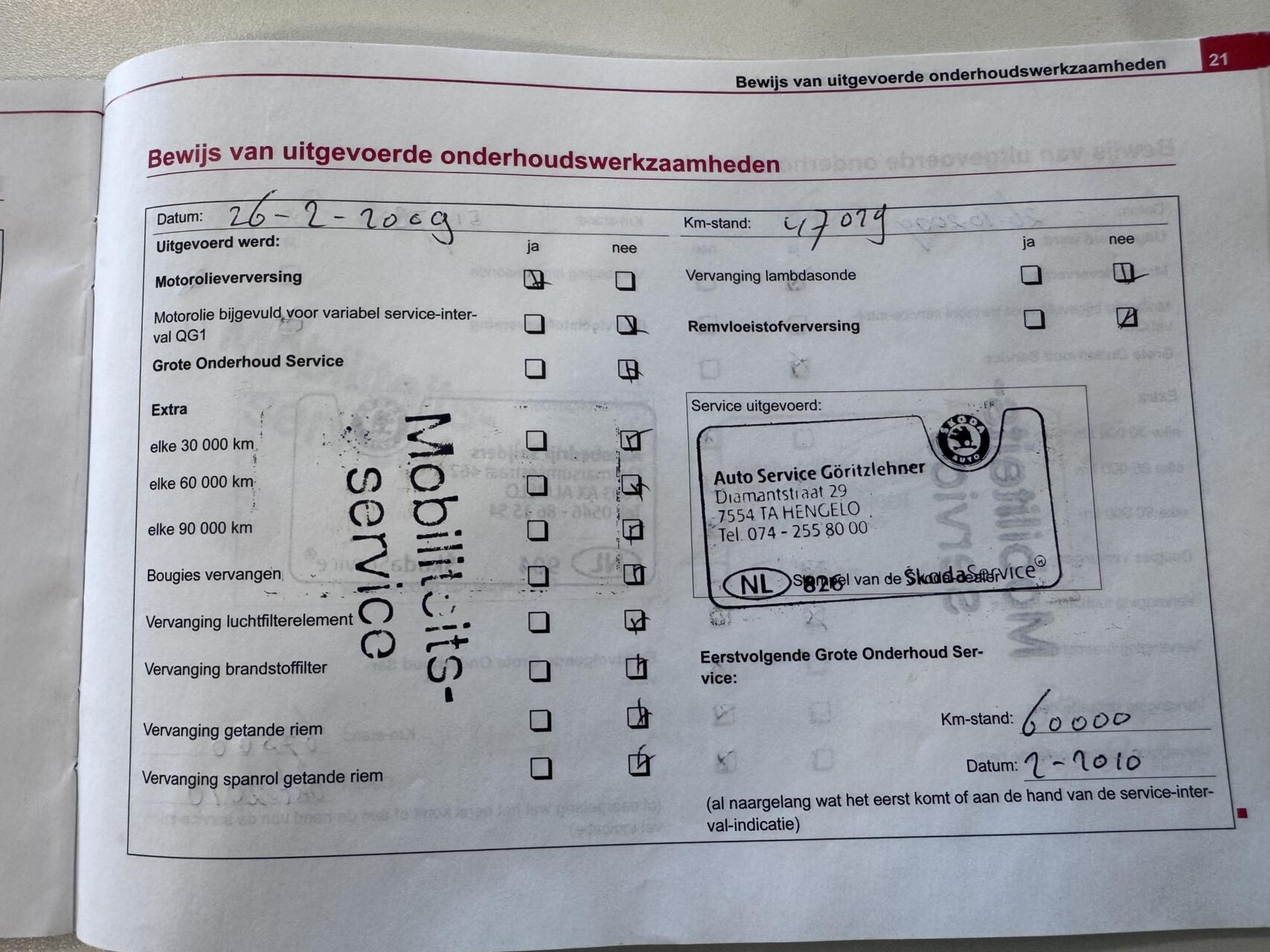 Foto van Skoda Fabia