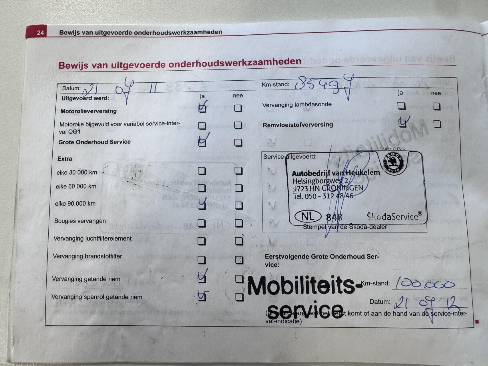 Foto van Skoda Fabia