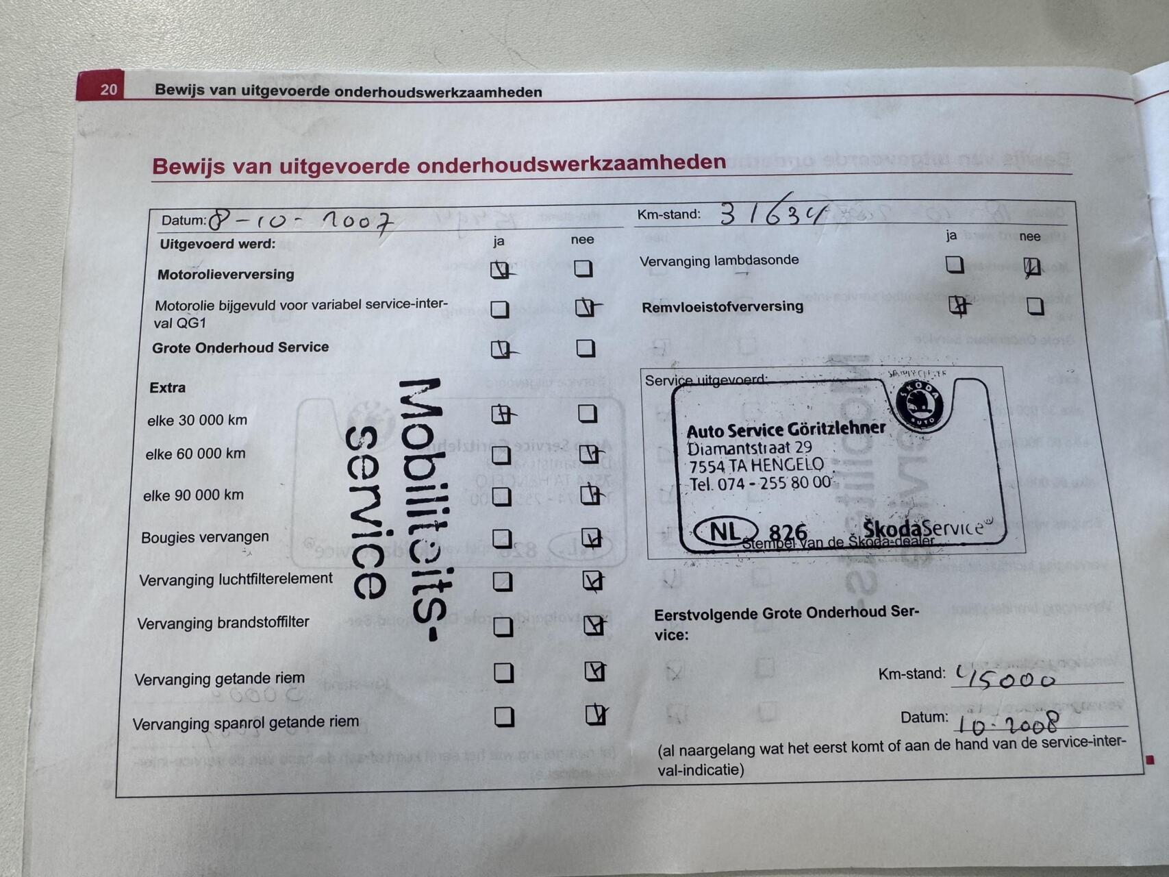 Foto van Skoda Fabia